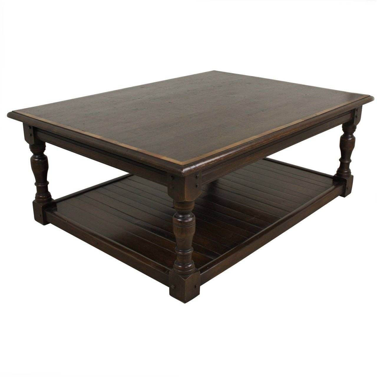 Dark Oak English Potboard Coffee Table For Sale At 1stdibs Inside Dark Oak Coffee Tables (View 1 of 15)