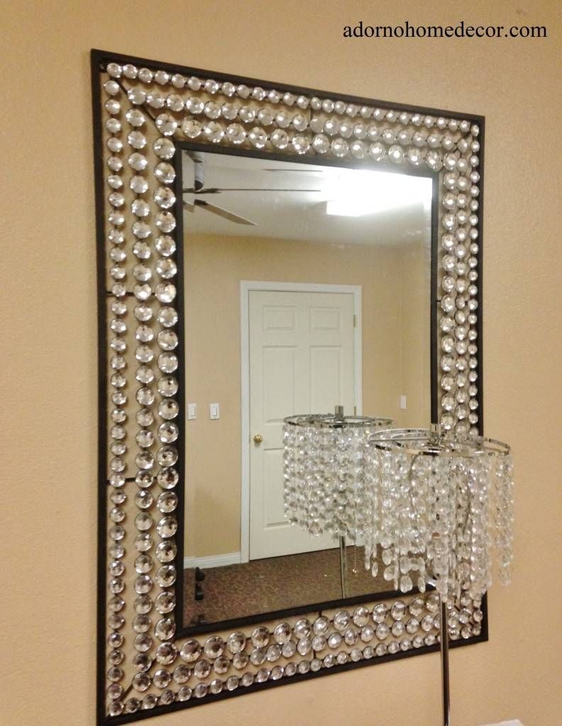 Featured Photo of 2024 Latest Wall Mirrors with Crystals
