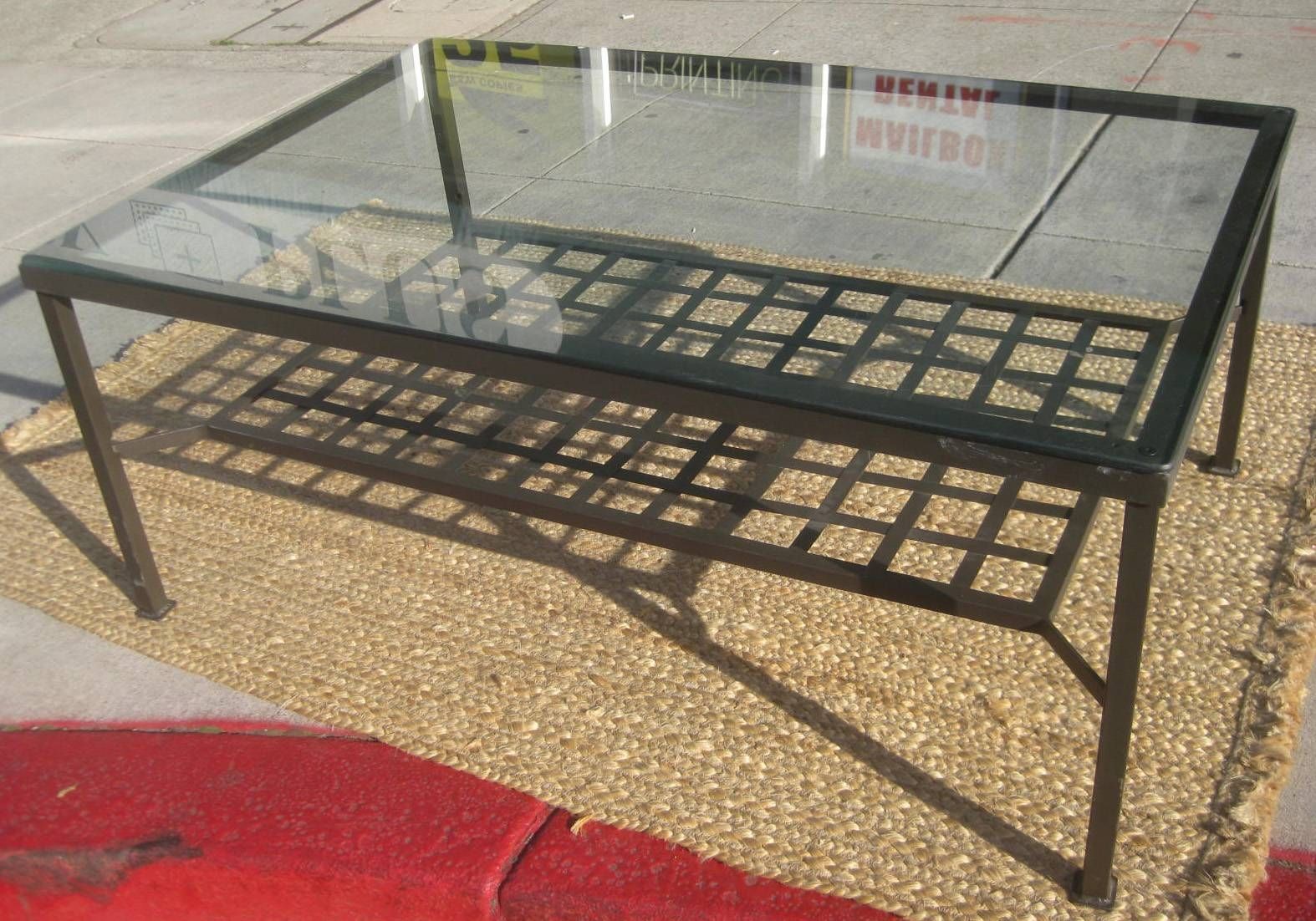 Decorate Your Room With Ikea Glass Table — Unique Hardscape Design With Metal Coffee Tables With Glass Top (Photo 28 of 31)