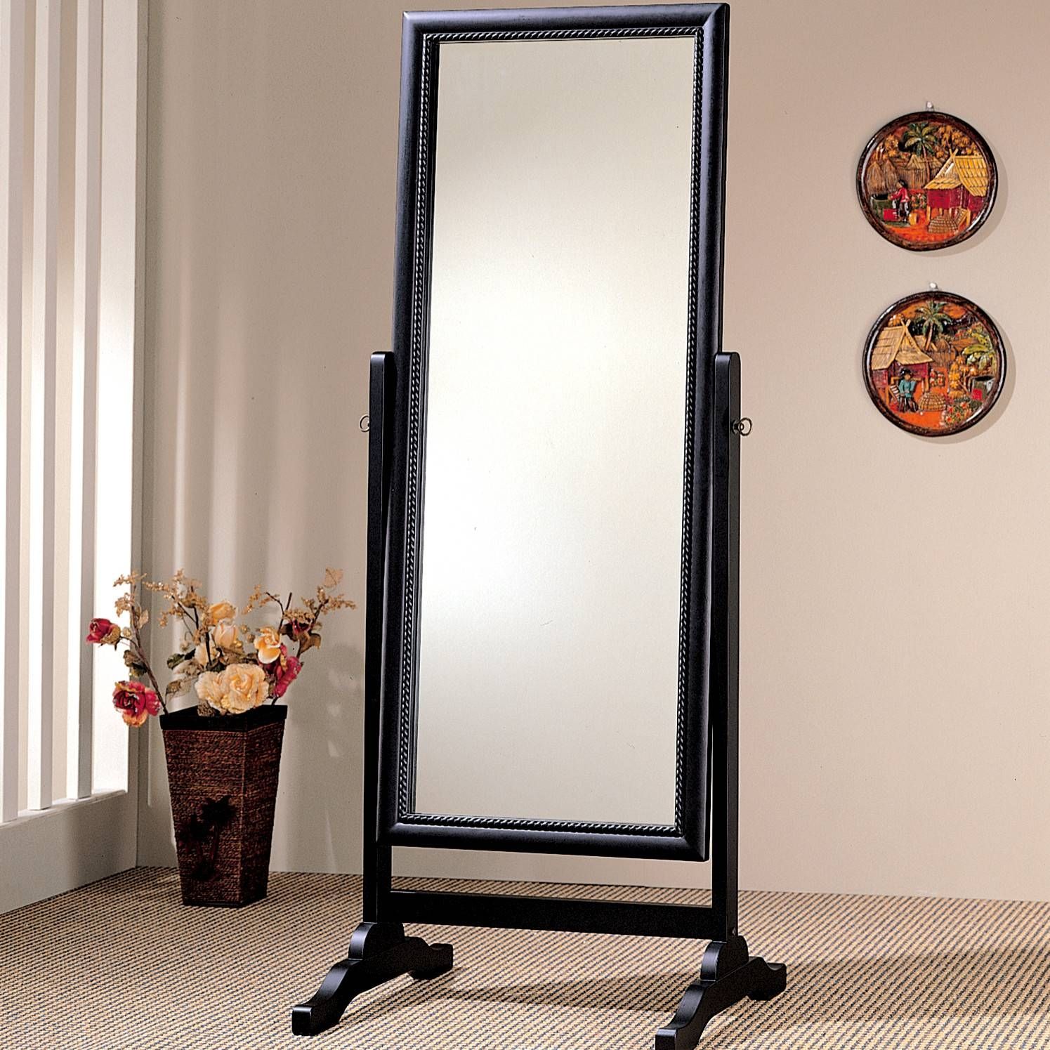 Decorating: Amusing Cheval Mirror For Home Furniture Ideas — Mtyp Pertaining To Cream Free Standing Mirrors (View 6 of 25)