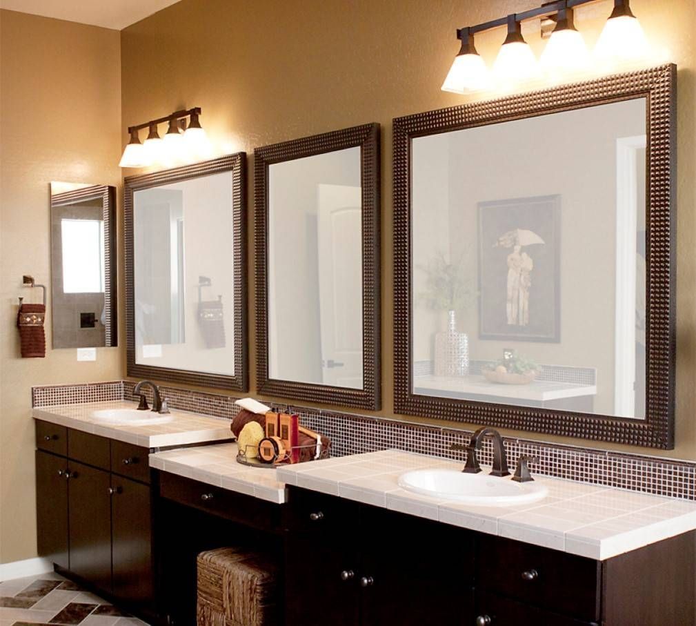 Decorative Triple Vanity Mirrors Bathroom | Home Intended For Triple Oval Mirrors (View 17 of 25)