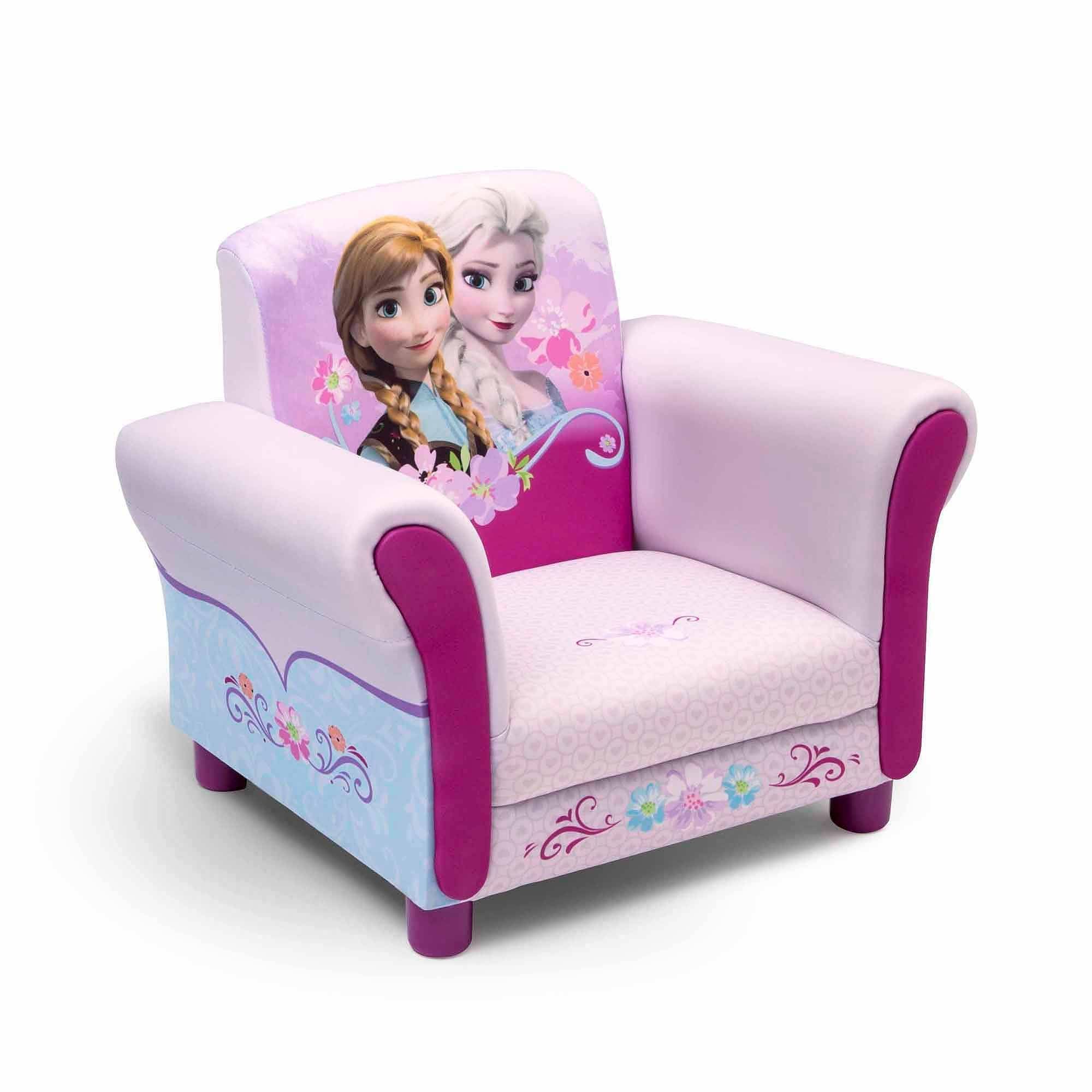 Disney Frozen Upholstered Chair – Walmart For Children Sofa Chairs (Photo 4 of 30)