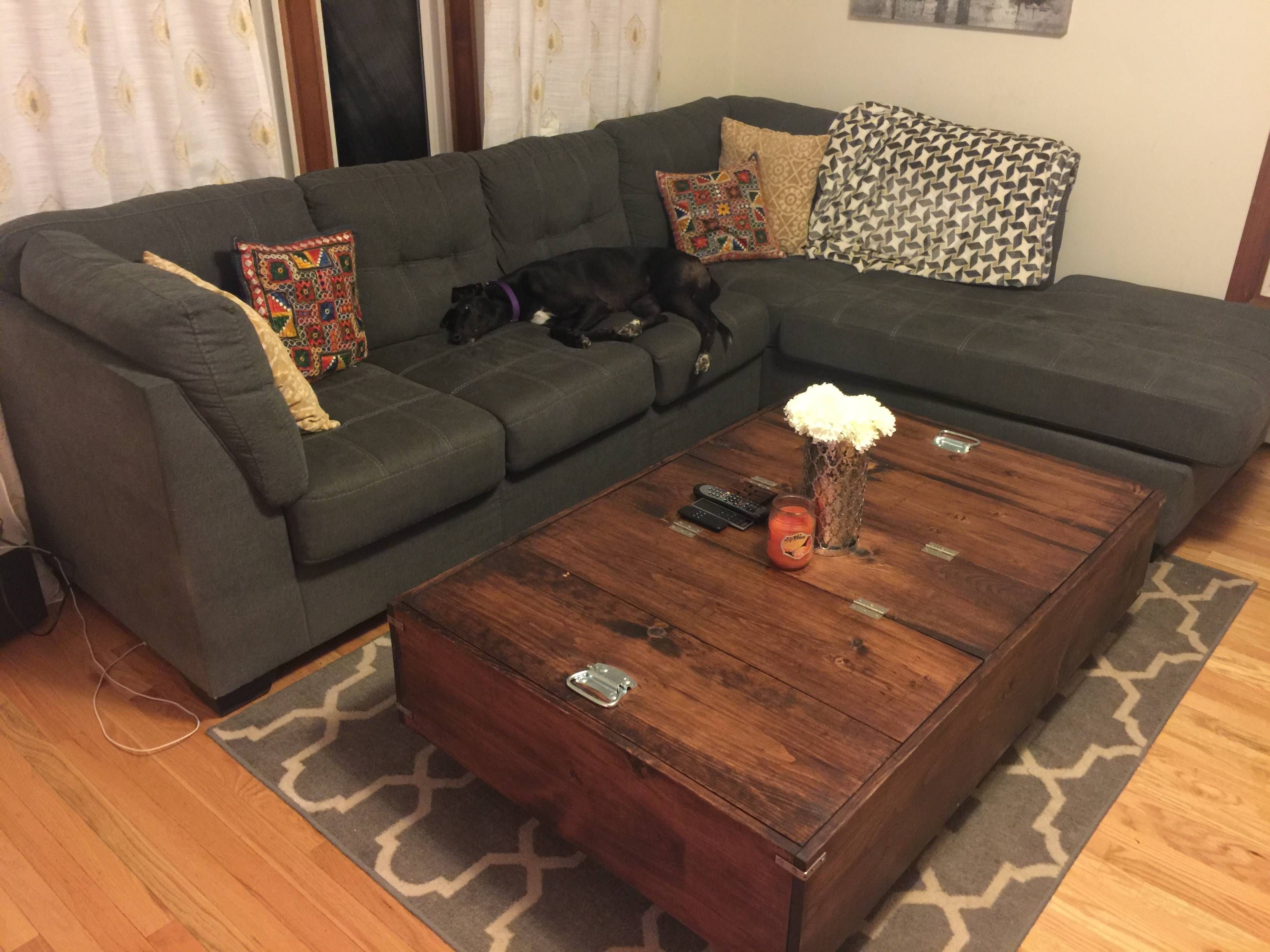 Diy Large Coffee Table With Storage – Album On Imgur In Large Coffee Table With Storage (Photo 5 of 12)