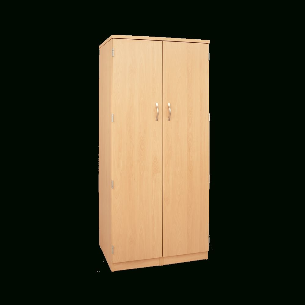 Double Wardrobe | H1803 X W810 X D595 | Dwt  Tough Furniture With Wardrobe Double Hanging Rail (Photo 28 of 30)