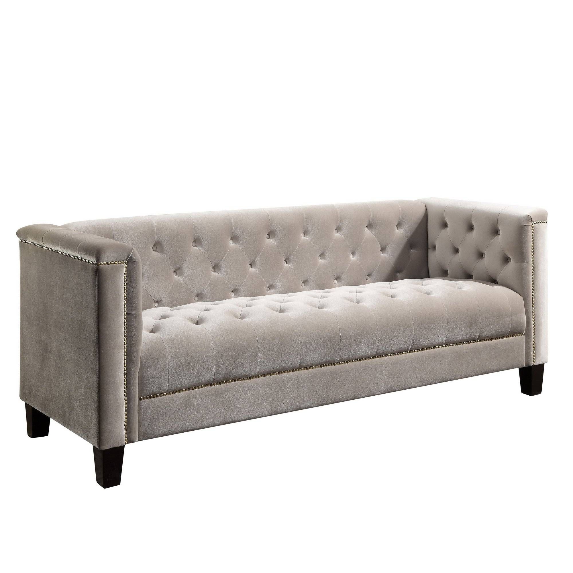 Dowe Tufted Chesterfield Sofa & Reviews | Allmodern In Small Chesterfield Sofas (View 22 of 30)