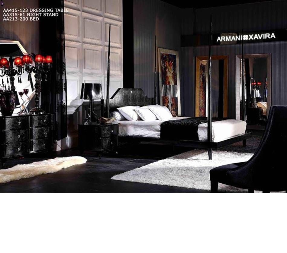 Dreamfurniture – Armani Xavira Gothic Bed Throughout Gothic Sofas (View 24 of 30)