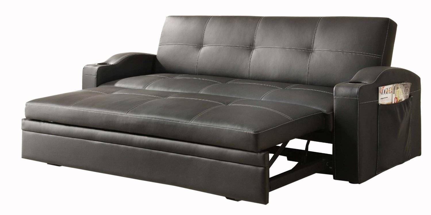▻ Sofa : 17 Cool Sofa With Brown Leather Sofa Bed For Bedroom For Cool Sofa Beds (Photo 13 of 30)