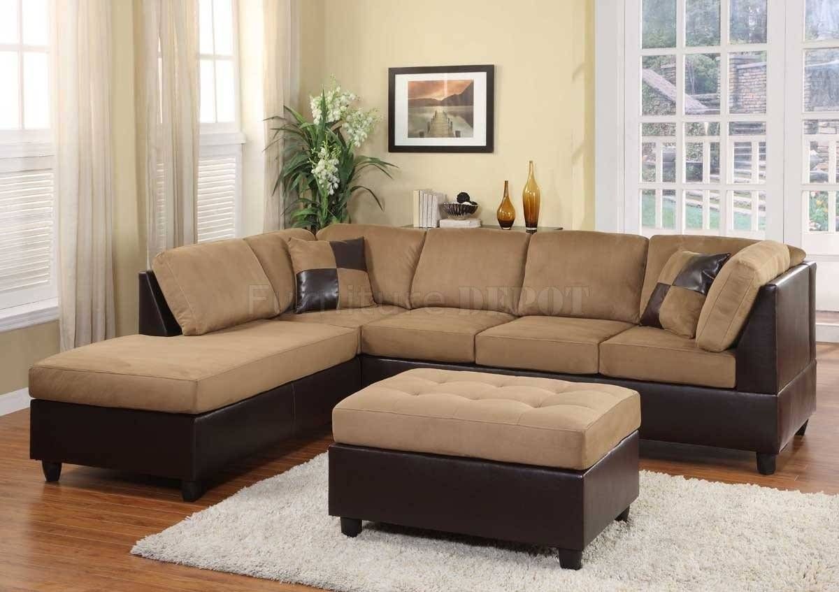 Featured Photo of 30 Best Ideas Microsuede Sectional Sofas