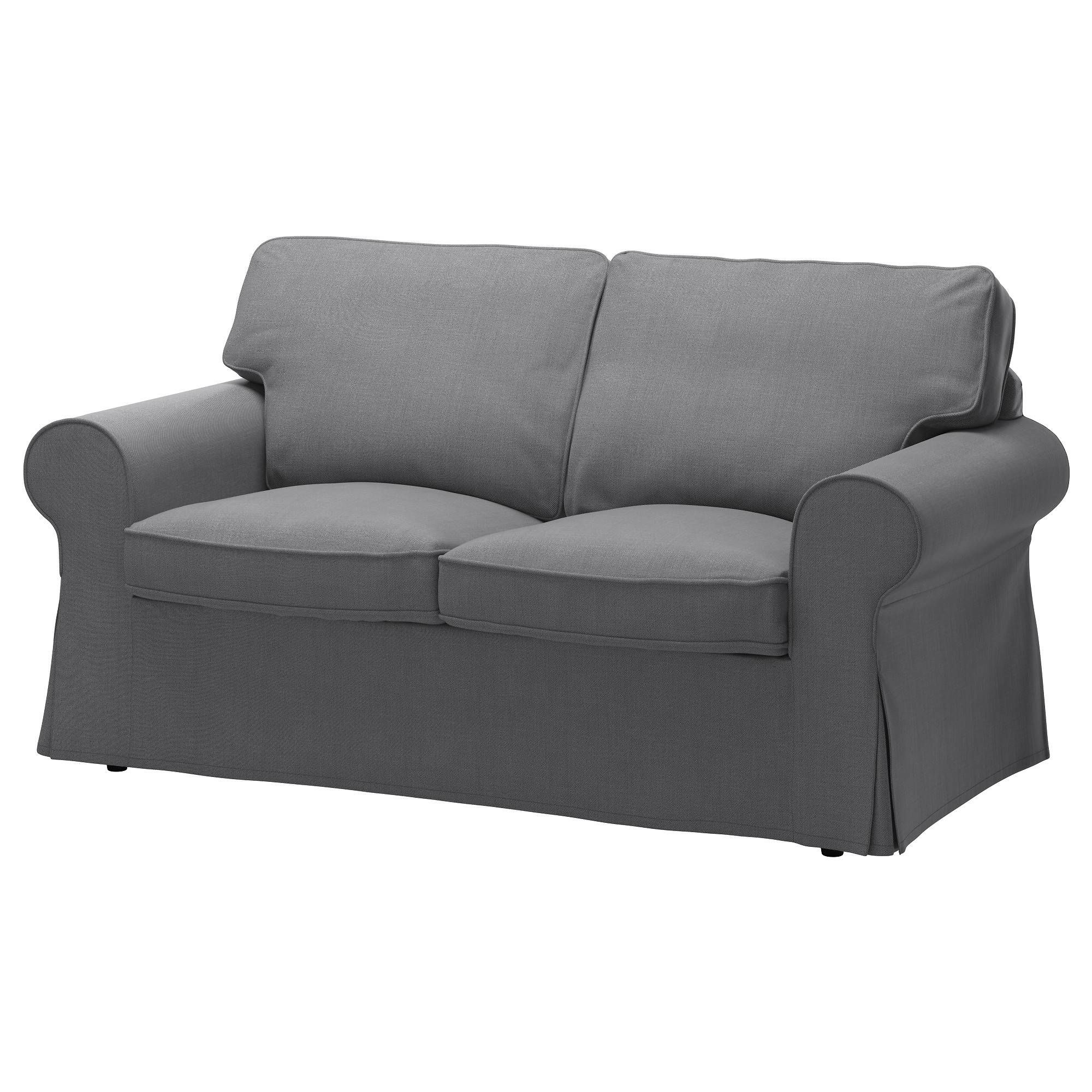 Ektorp Two Seat Sofa Nordvalla Dark Grey – Ikea For Black 2 Seater Sofas (View 19 of 30)