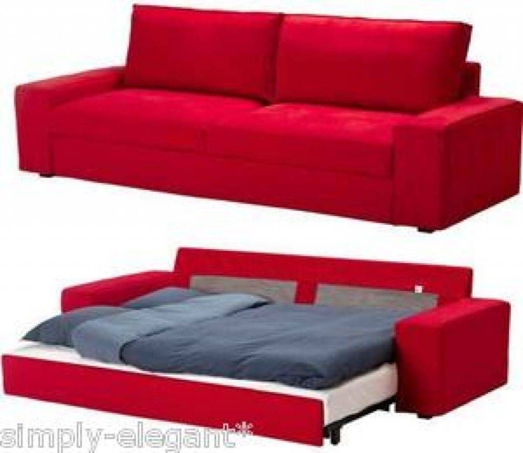 Elegant Red Sleeper Sofa 65 For Your Sofas And Couches Ideas With Within Red Sleeper Sofa (View 19 of 30)