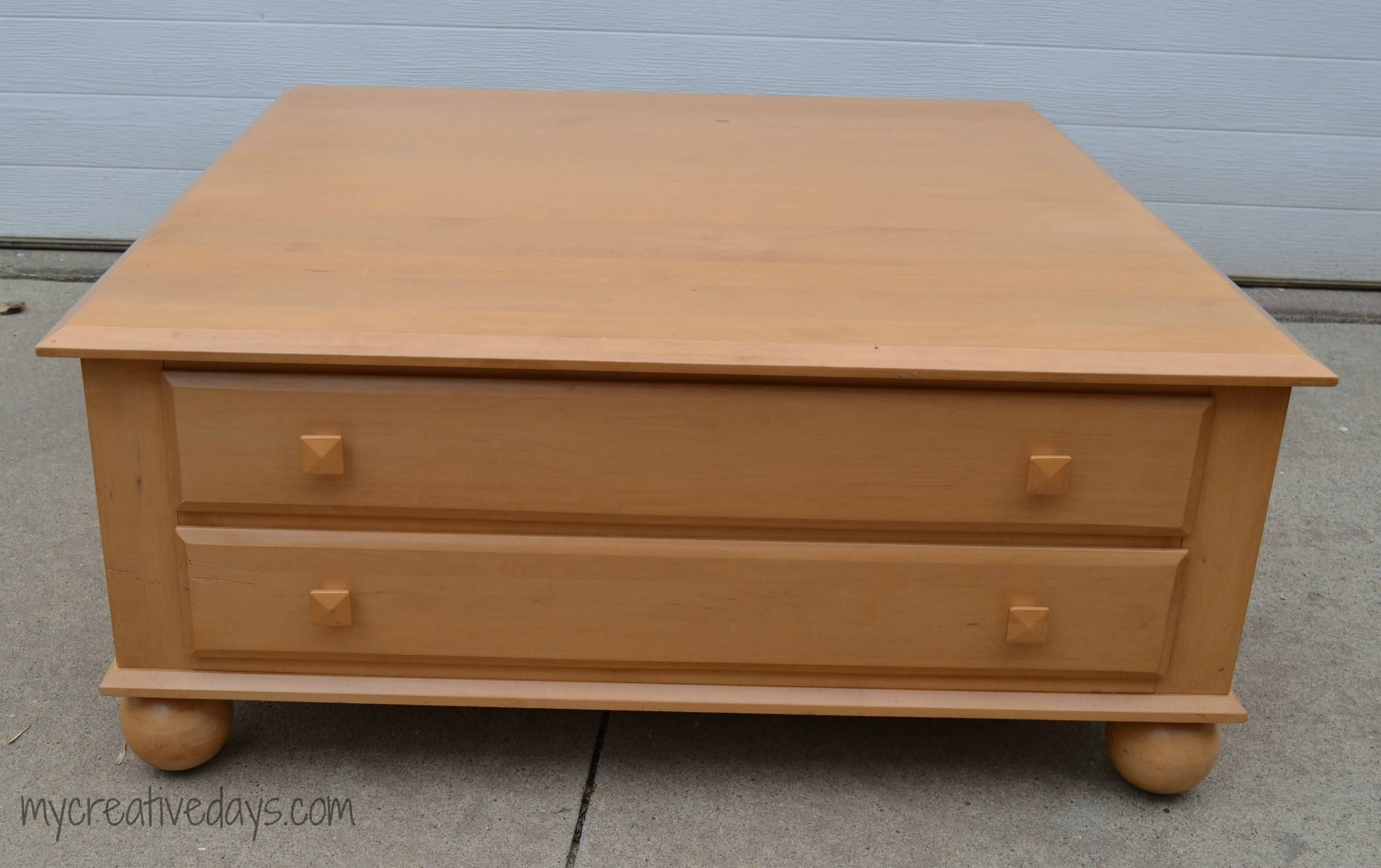 Ethan Allen Square Coffee Table With Drawers | Coffee Tables For Square Coffee Tables With Drawers (View 6 of 30)
