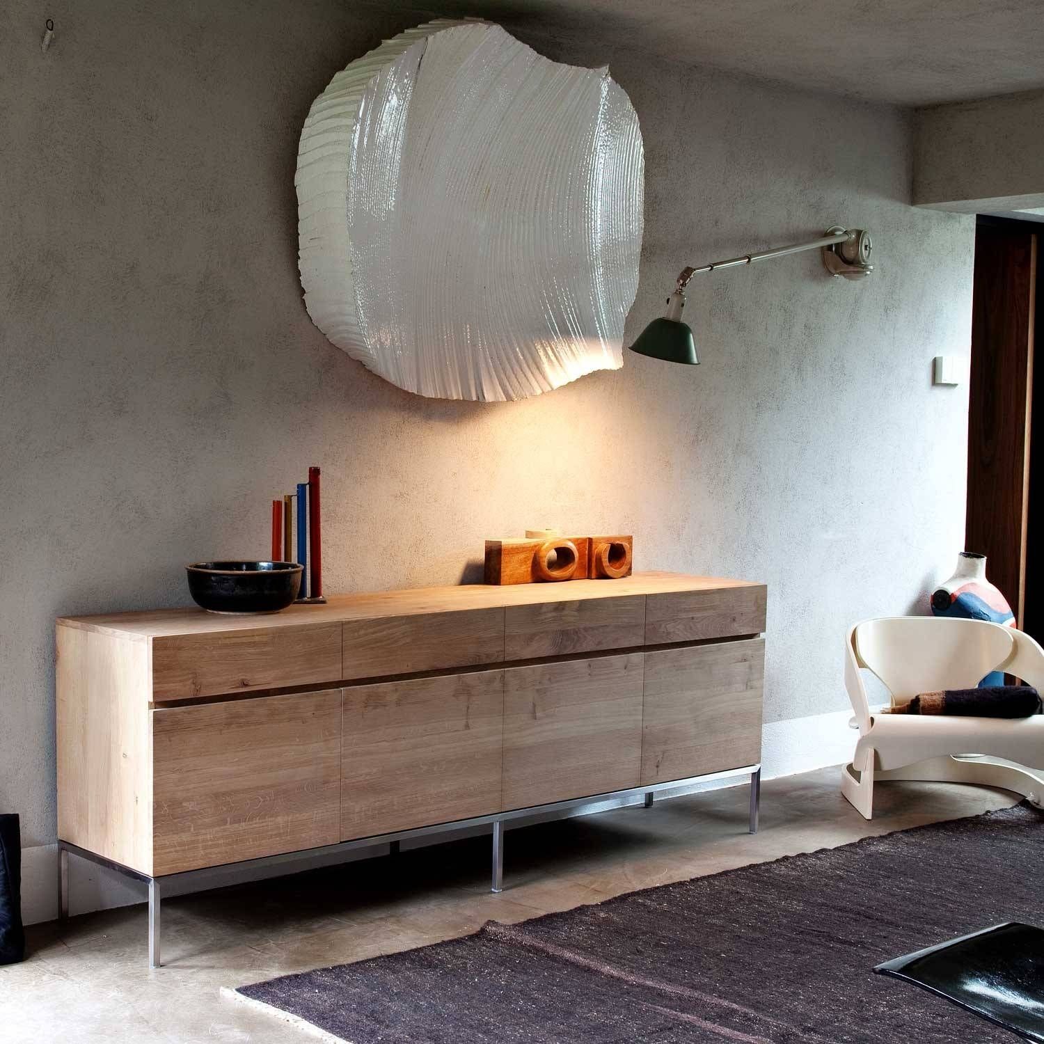 Ethnicraft Ligna Oak Sideboards | Solid Wood Furniture With Oak Sideboards (Photo 24 of 30)