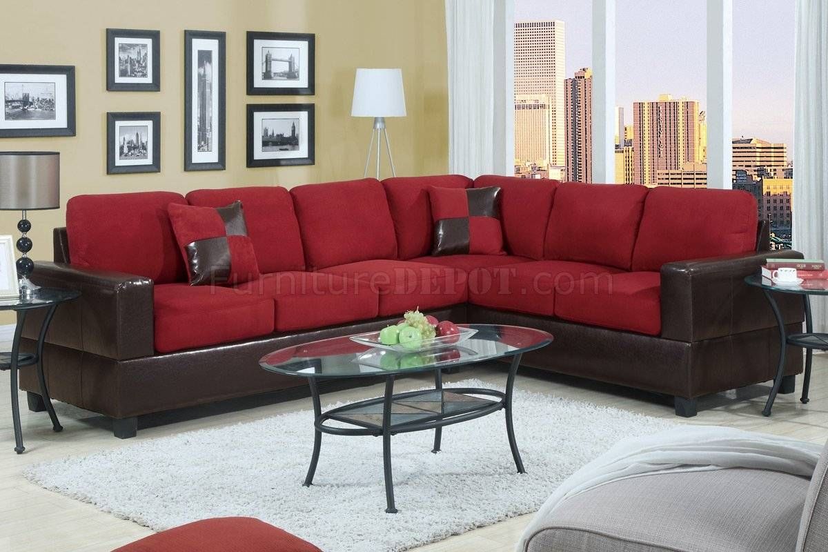 Fabric Sectionals – Microfiber Sectional Sofas, Microsuede With Modern Microfiber Sectional Sofa (View 8 of 30)