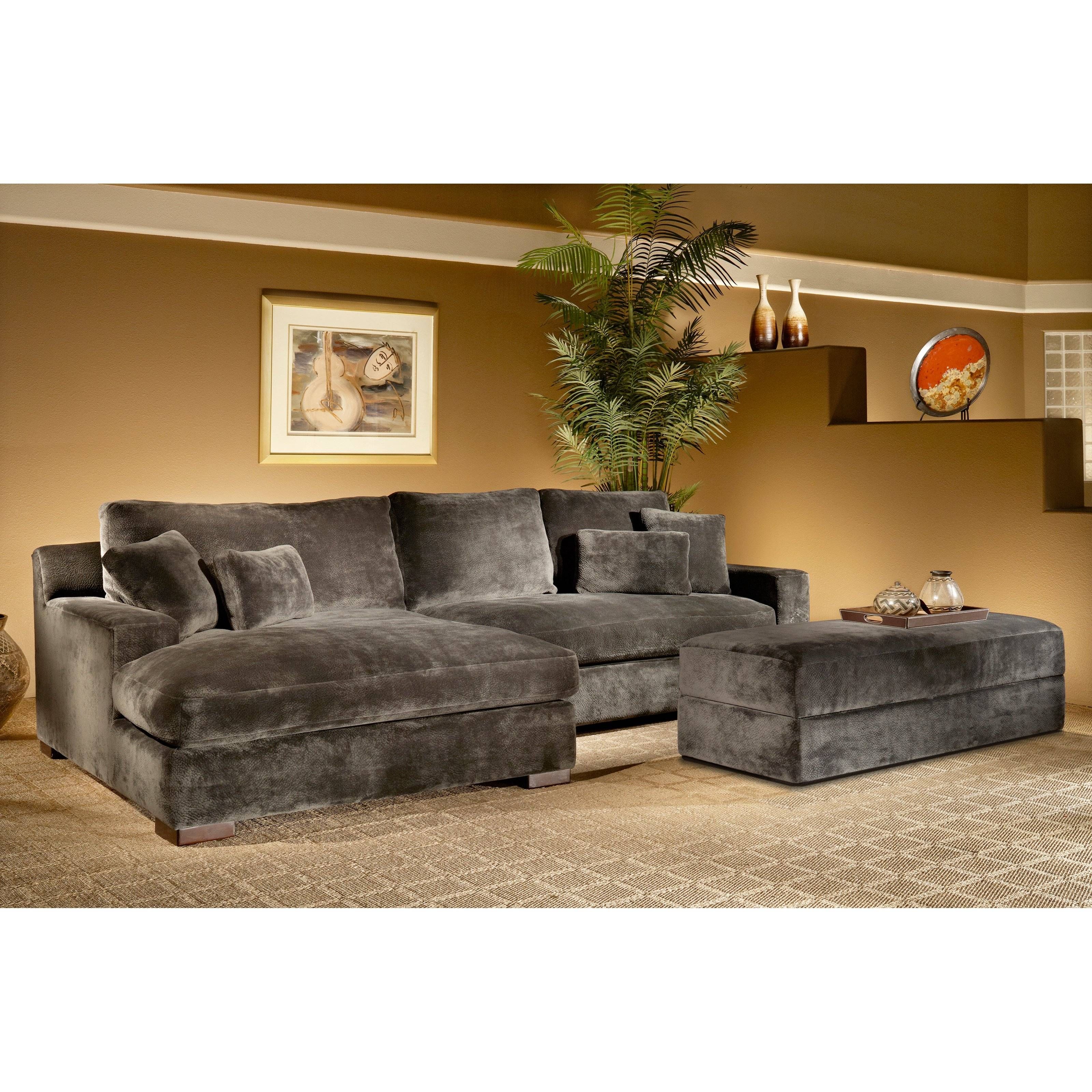 Fairmont Designs Doris 2 Piece Sectional Sofa With Storage Ottoman With Sofa With Chaise And Ottoman (View 21 of 30)