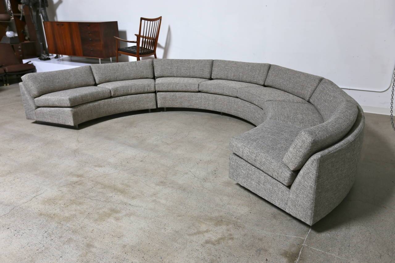 Featured Photo of The 30 Best Collection of Circular Sectional Sofa