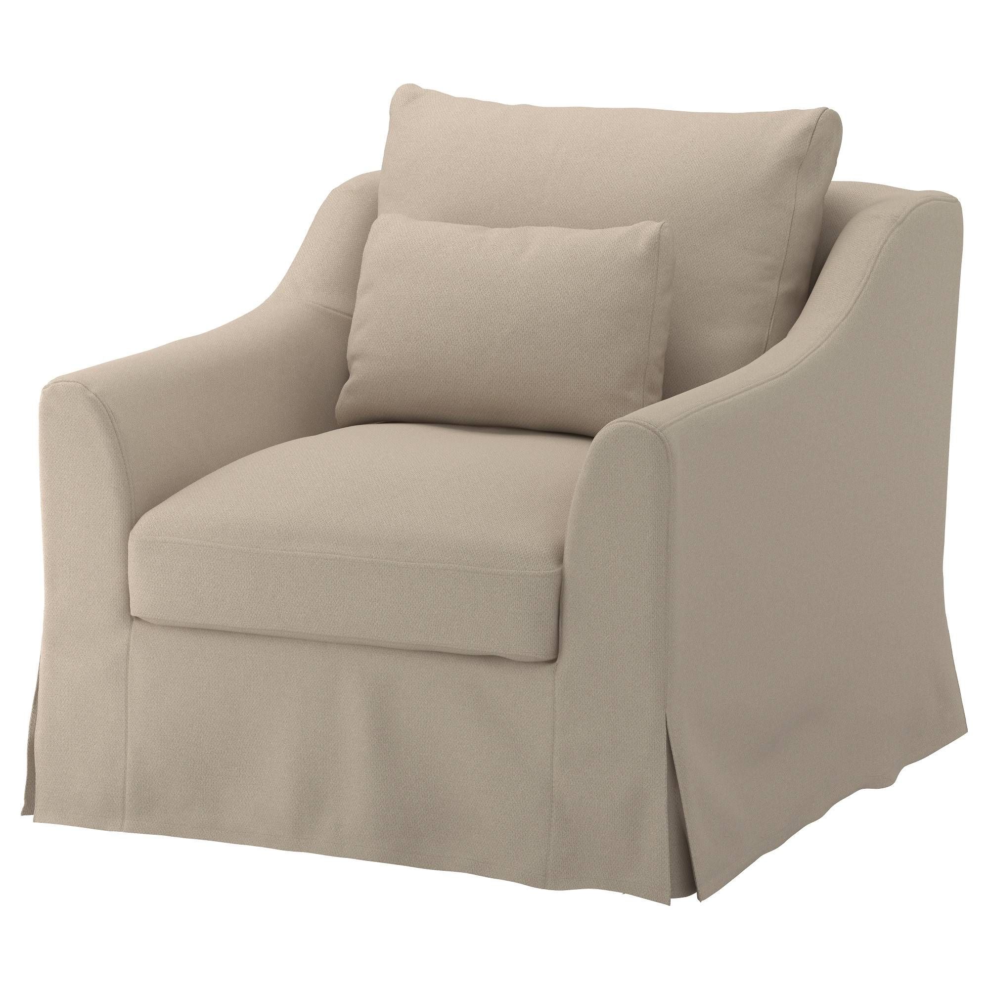 Färlöv Armchair – Flodafors Beige – Ikea Pertaining To Fabric Armchairs (Photo 26 of 30)