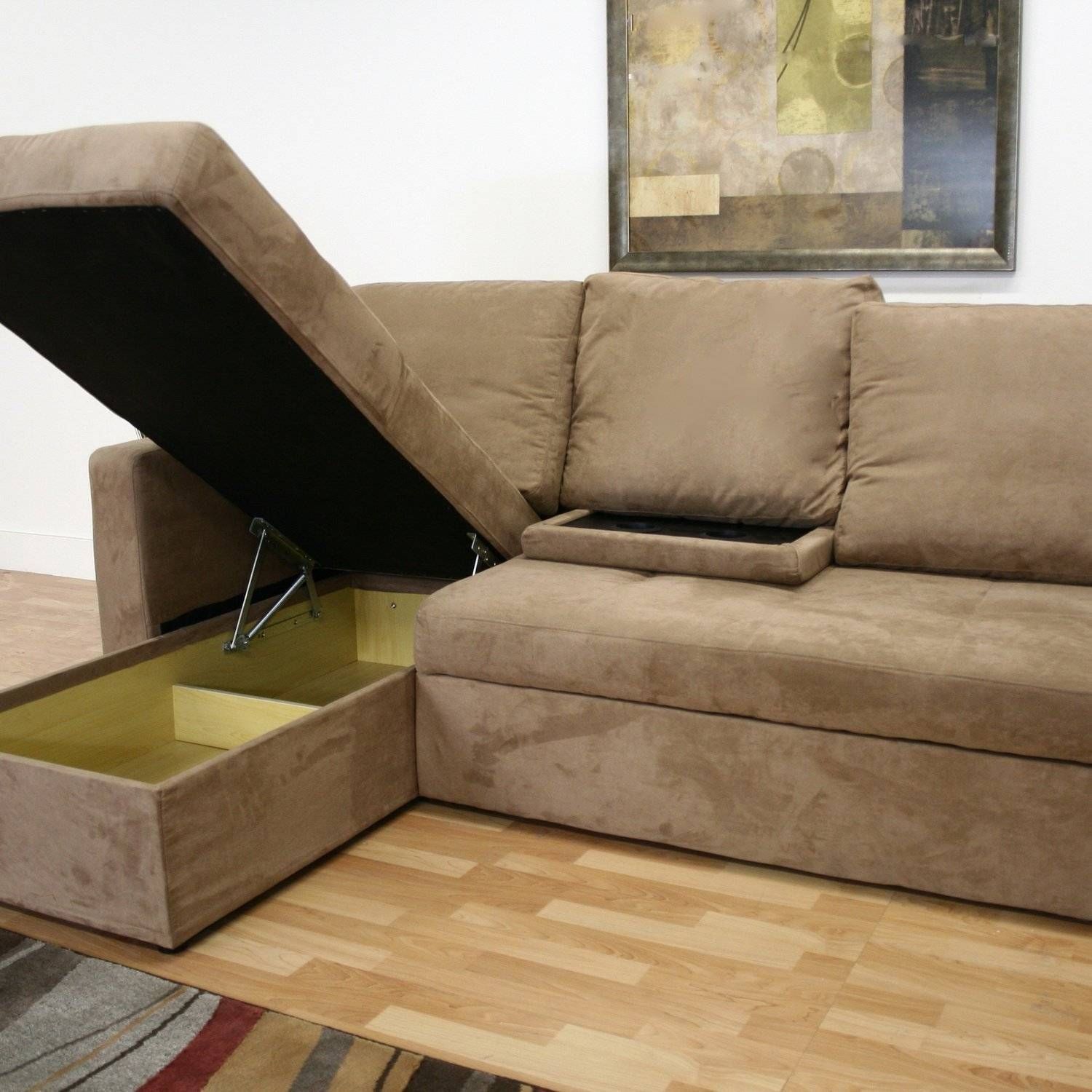 Fashionable Sectional Sofa Design Model With Brown Genuine Leather With Sofas With Chaise Longue (View 20 of 30)