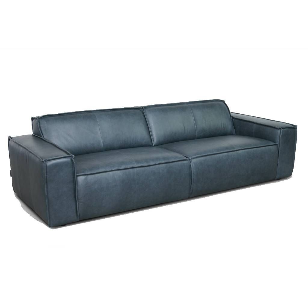 Fest Amsterdam Edge Sofa 3 Seater Da Silva 15005 Leather – Living Intended For 3 Seater Leather Sofas (View 21 of 30)