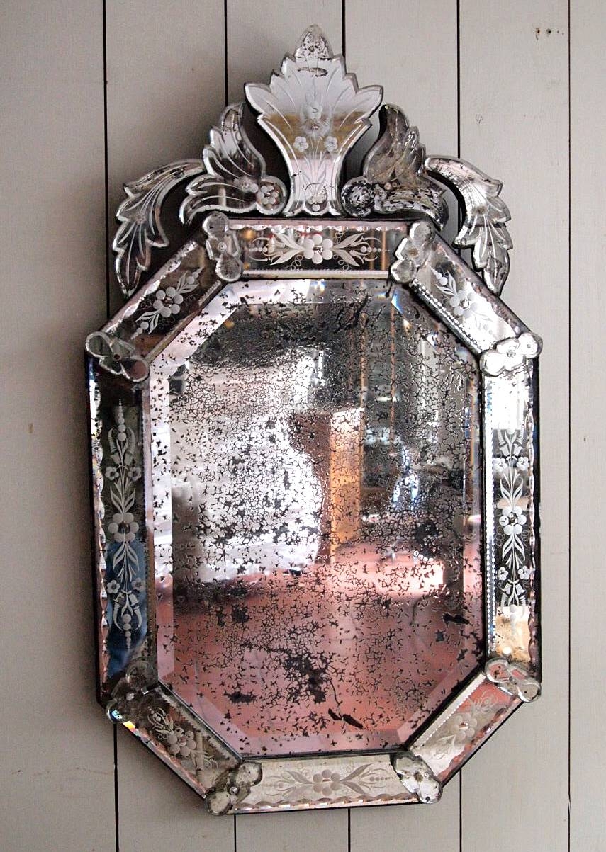 Fine Antique Venetian Mirror › Puckhaber Decorative Antiques Inside Antique Venetian Mirrors (Photo 1 of 25)