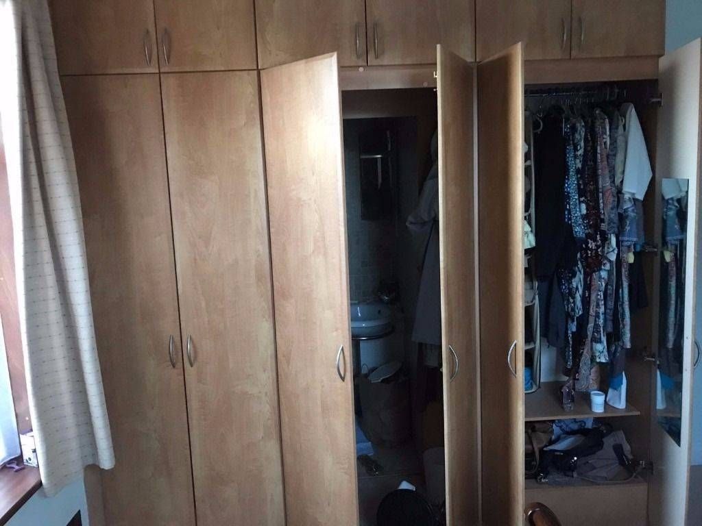 Fitted Wardrobes In Natural Cherry – *quick Sale* *bargain!* | In Intended For Bargain Wardrobes (Photo 9 of 15)