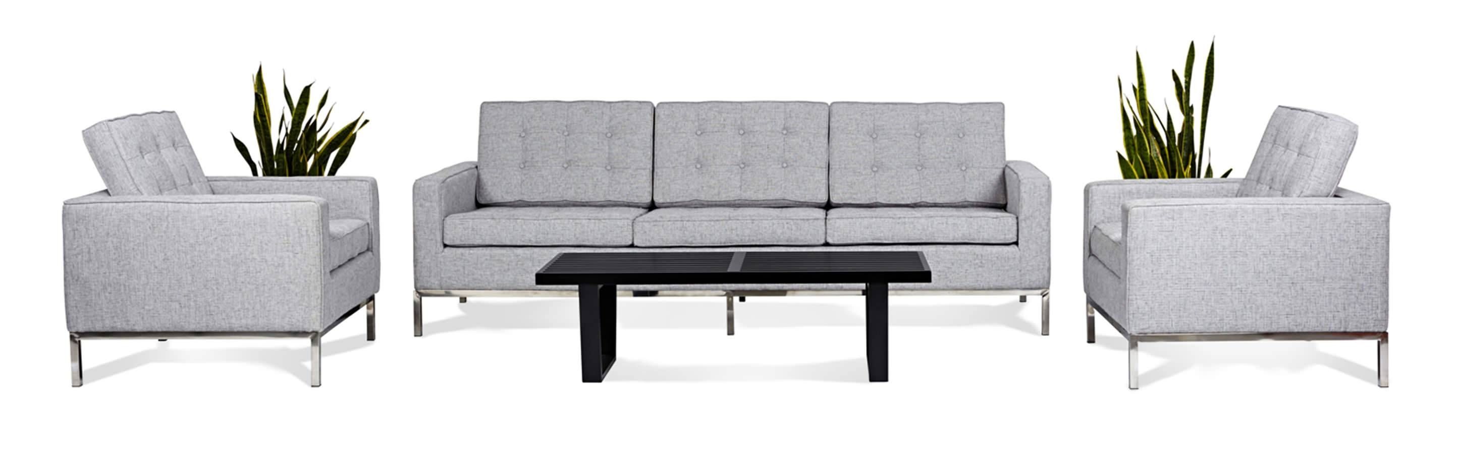 Florence Knoll Style Living Room Sets Pertaining To Florence Knoll Style Sofas (View 25 of 25)