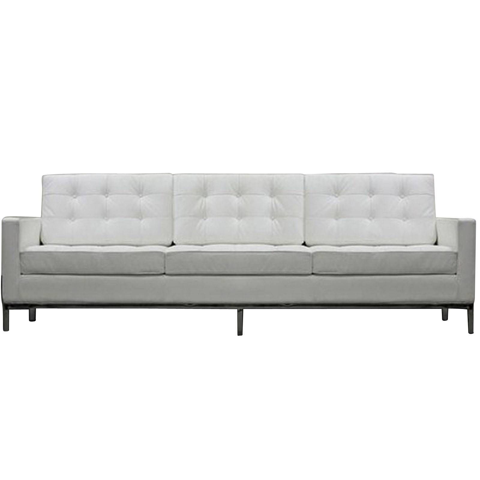 Florence Knoll Style Sofa Couch – Leather Throughout Florence Knoll Style Sofas (View 7 of 25)