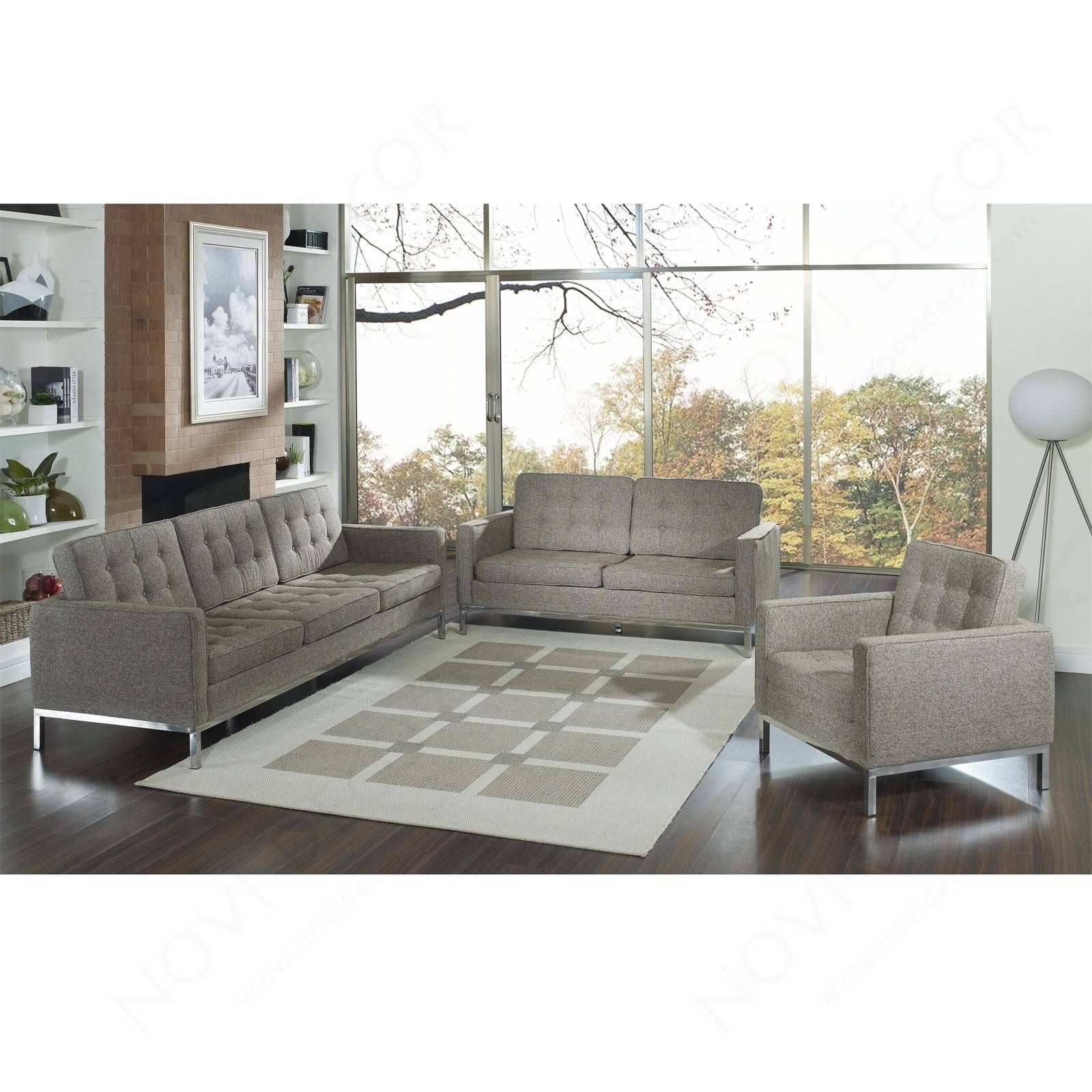 Florence Style Sofa In Wool (multiple Colors) | Designer Reproduction Inside Florence Sofas And Loveseats (View 8 of 25)