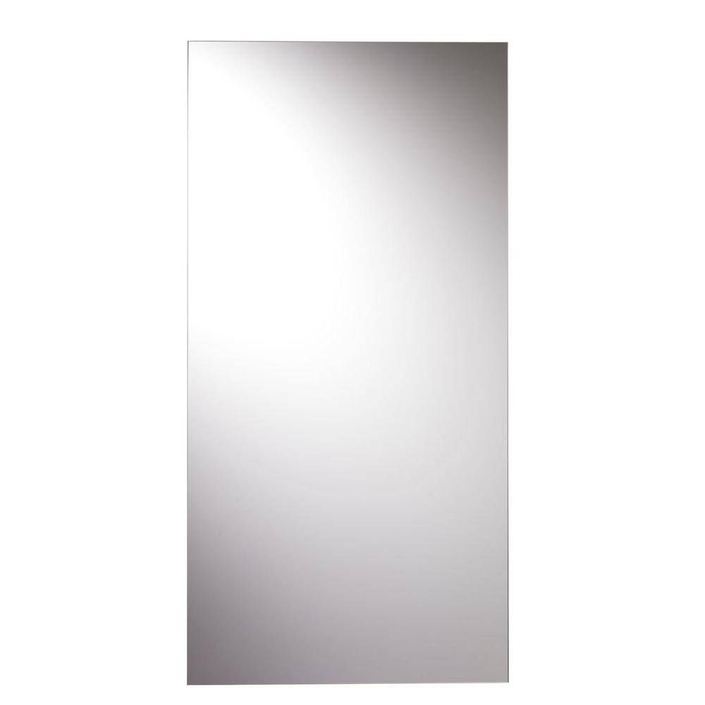 Frameless – Bathroom Mirrors – Bath – The Home Depot For Mirrors Without Frames (View 8 of 25)