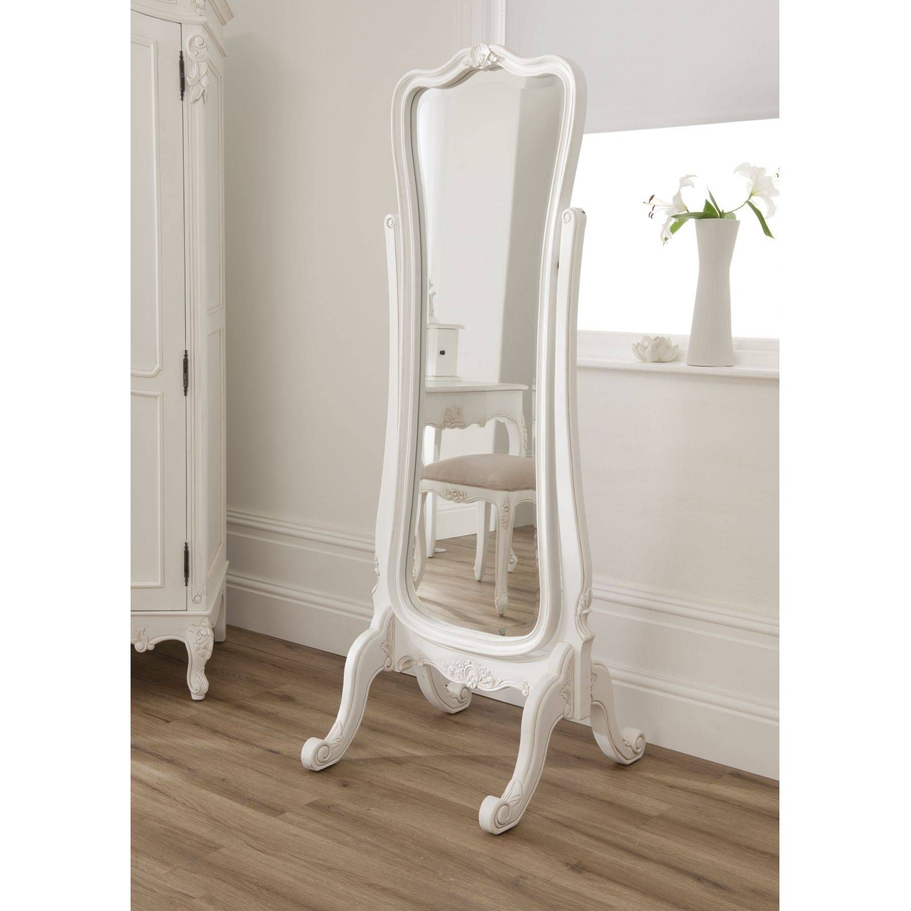 Free Standing Mirror Full Length | Vanity And Nightstand Decoration With Regard To Full Length Free Standing Mirrors With Drawer (View 14 of 25)