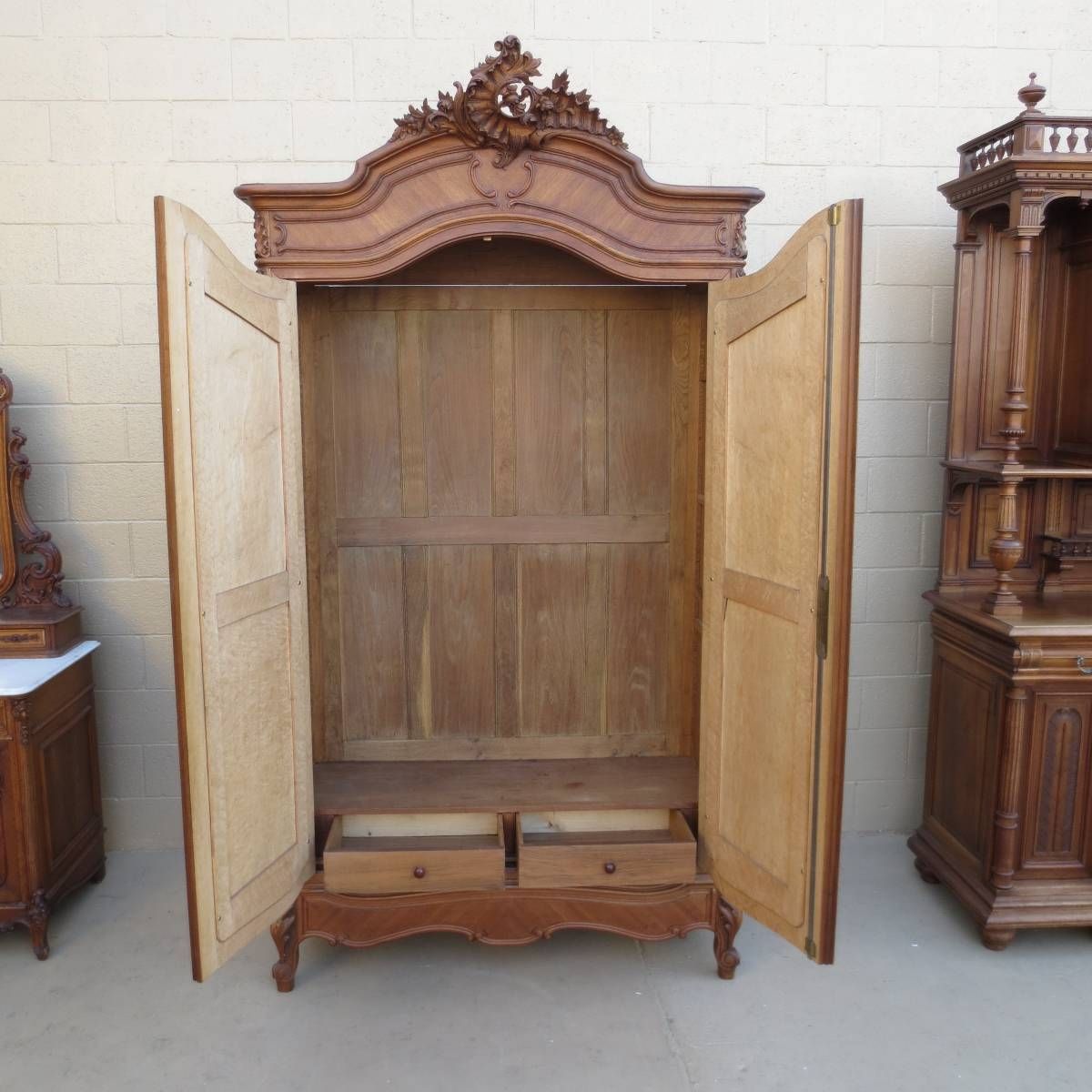 French Antique Armoire Antique Wardrobe Antique Furniture Pertaining To French Antique Wardrobes (View 2 of 15)