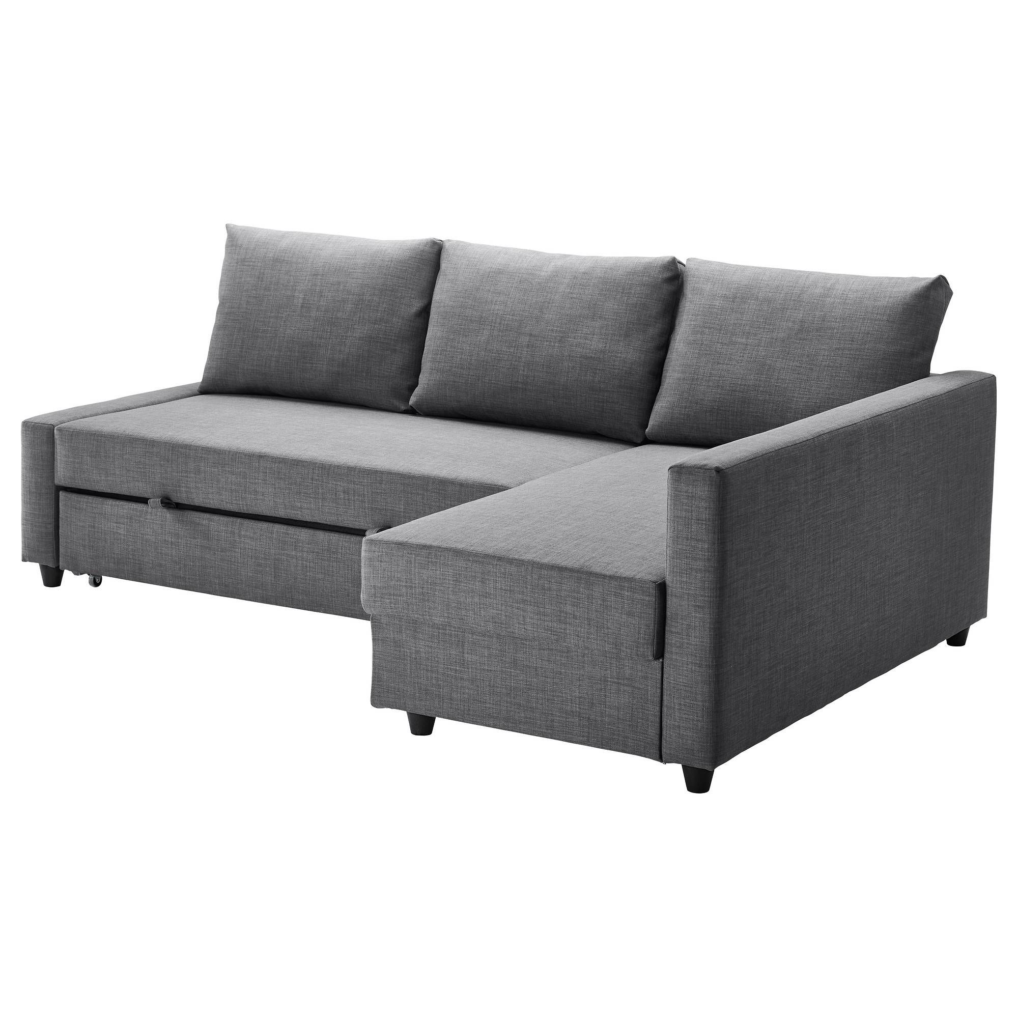 Friheten Corner Sofa Bed With Storage Skiftebo Dark Grey – Ikea Inside Sofa Chairs Ikea (View 13 of 30)