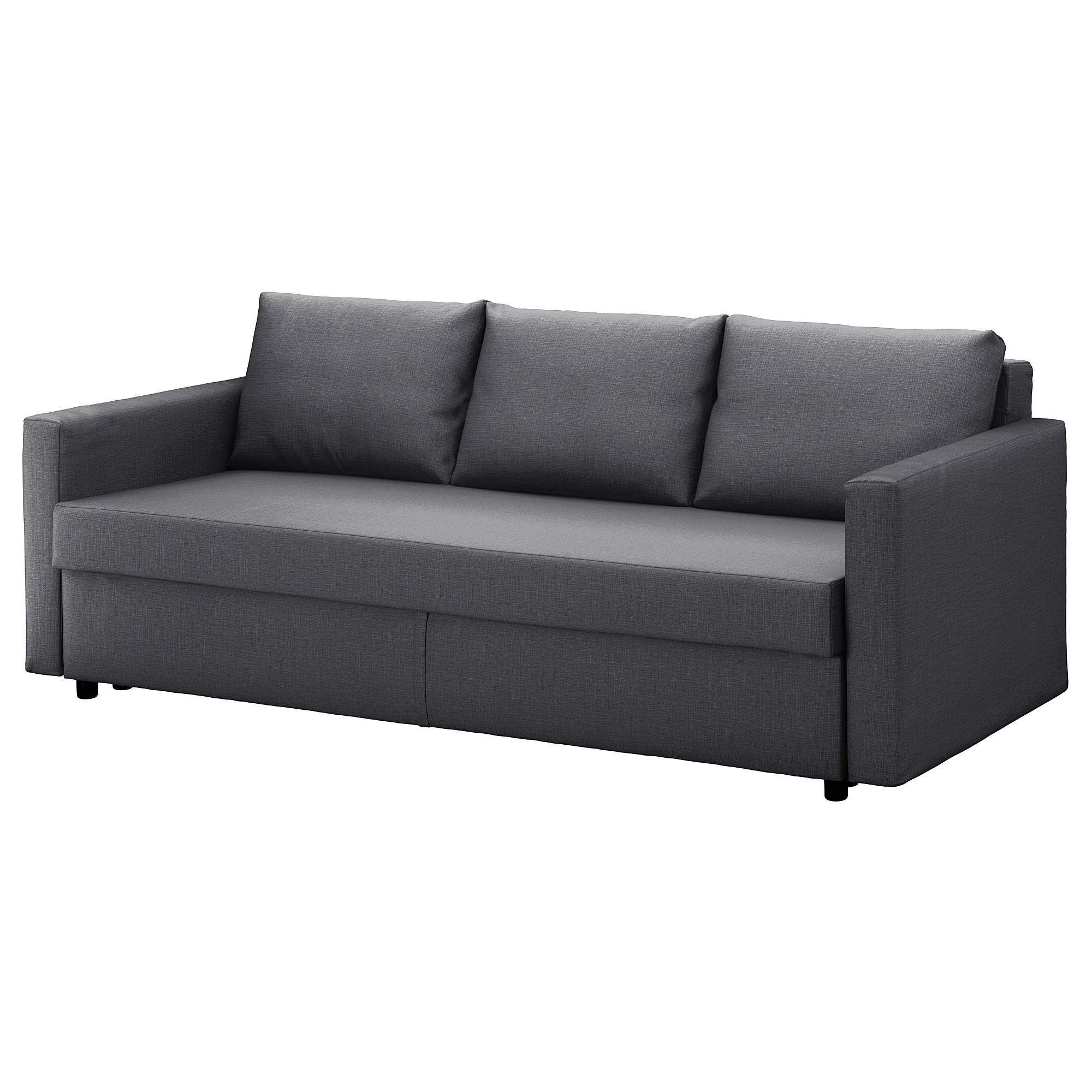 Friheten Sleeper Sofa – Skiftebo Dark Gray – Ikea Throughout Red Sofa Beds Ikea (Photo 17 of 30)