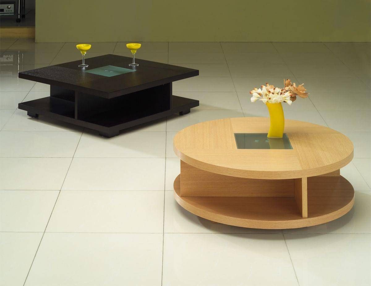 Fun Coffee Tables Wood Unique Round Or Square Coffee Table Home Throughout Small Circle Coffee Tables (View 9 of 30)