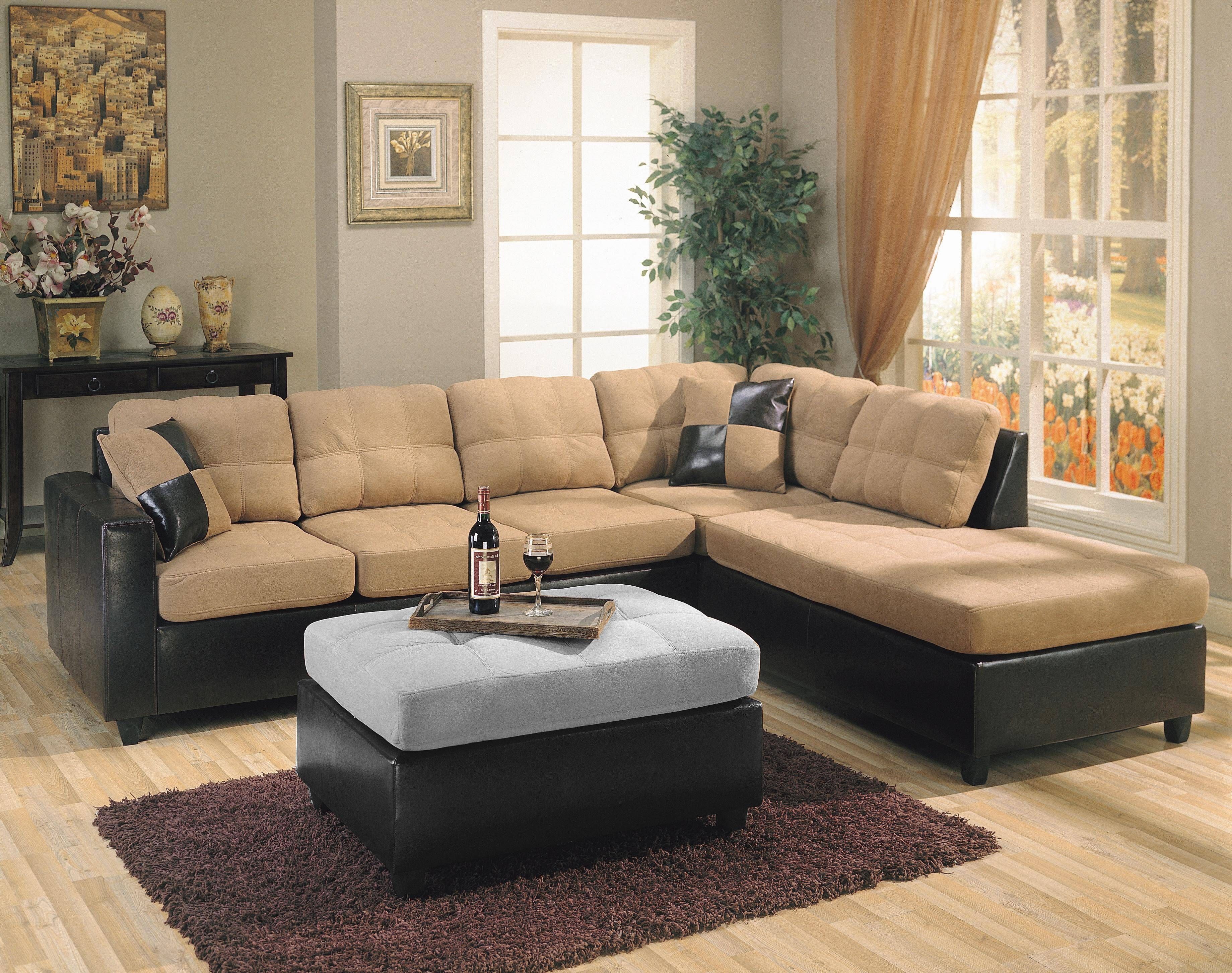 Furniture: Best Sectional Couches For Your Modern Living Room Pertaining To Microsuede Sectional Sofas (Photo 30 of 30)