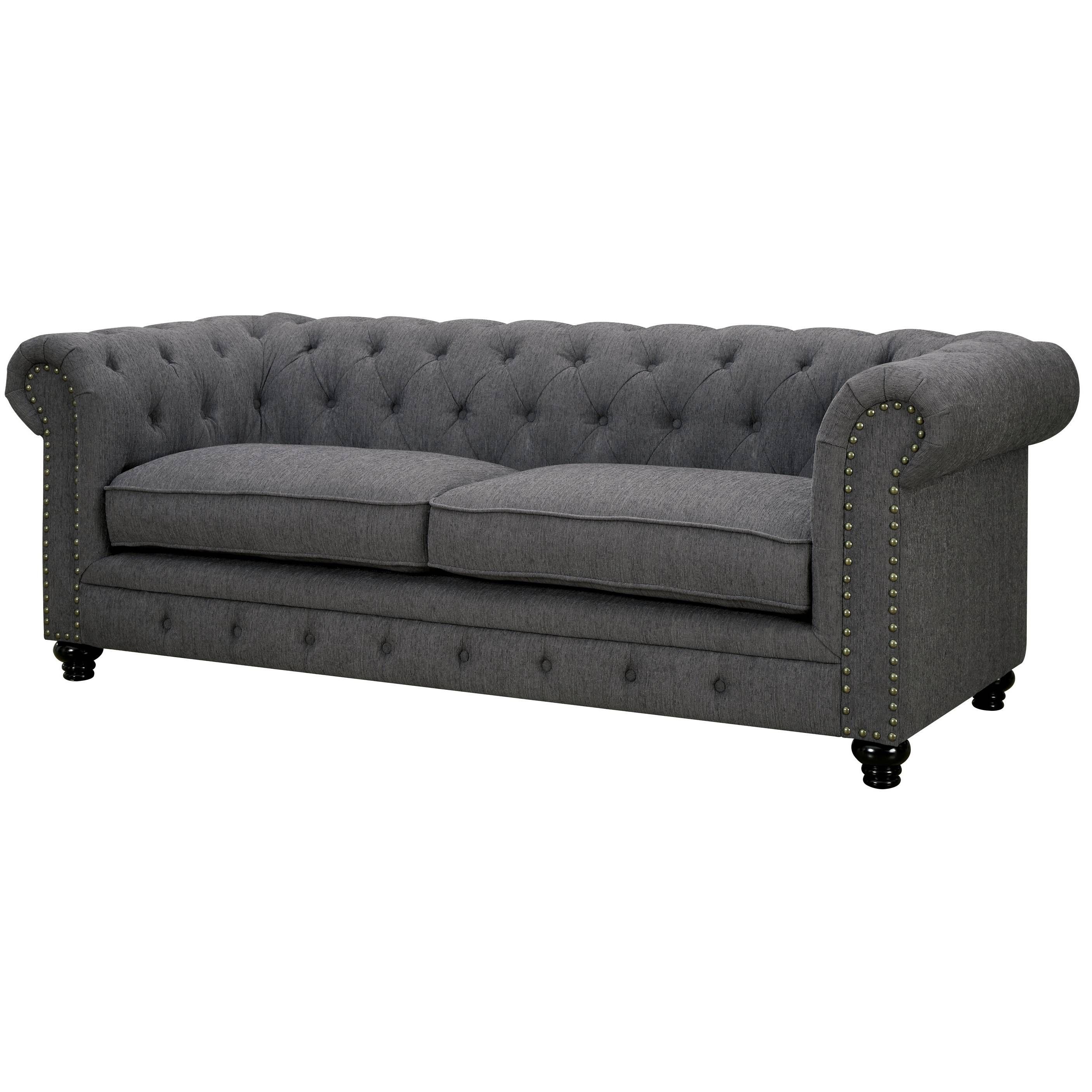 Furniture: Black Velvet Sofas Velvet Tufted Sofa With Regard To Black Velvet Sofas (View 12 of 30)