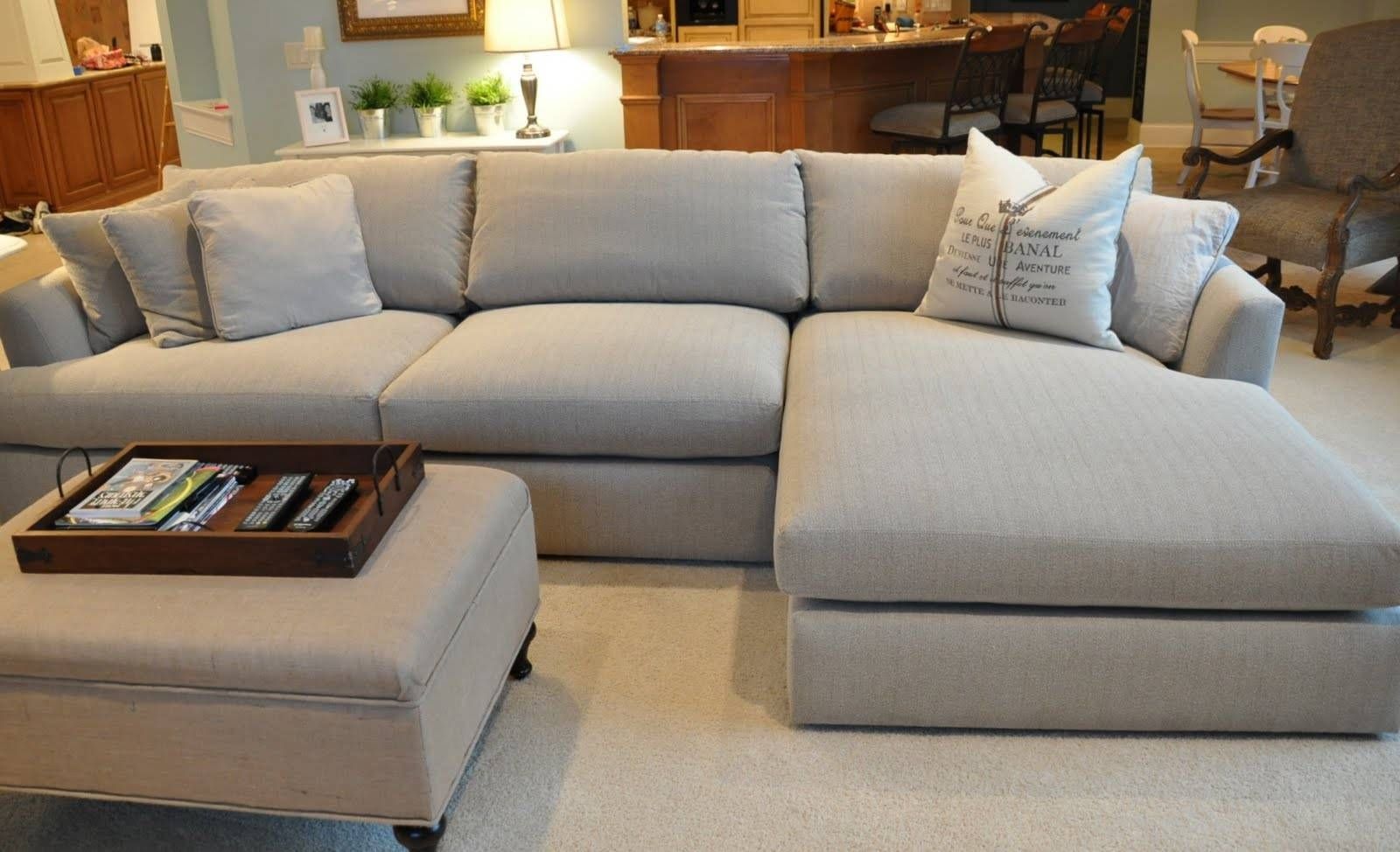 Furniture: Comfortable Deep Seat Sectional For Your Living Room In Deep Cushion Sofa (Photo 1 of 16)