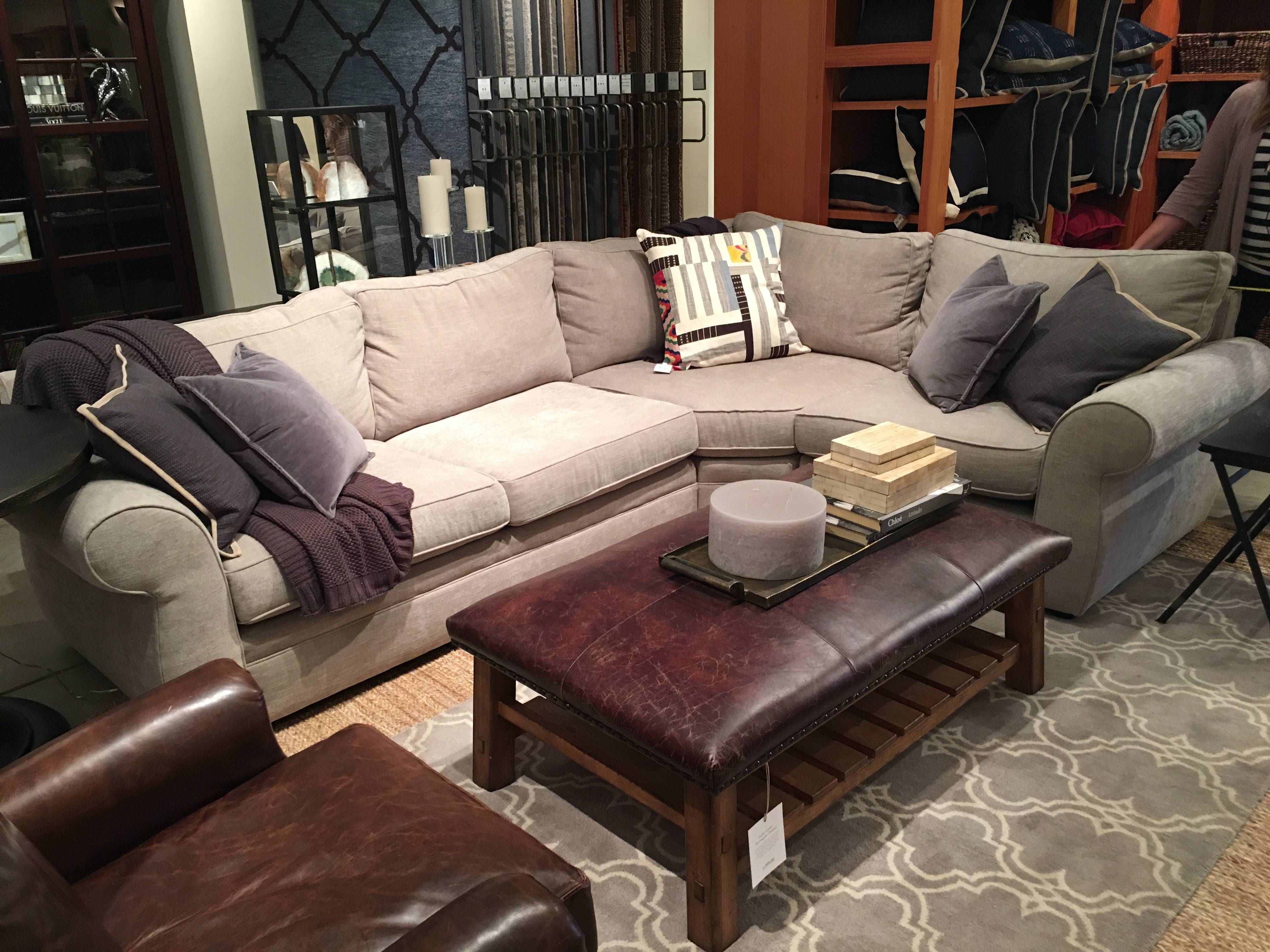Furniture: Comfortable Sectionals | Pottery Barn Sectional | Macys Within Comfortable Sectional Sofa (View 14 of 30)