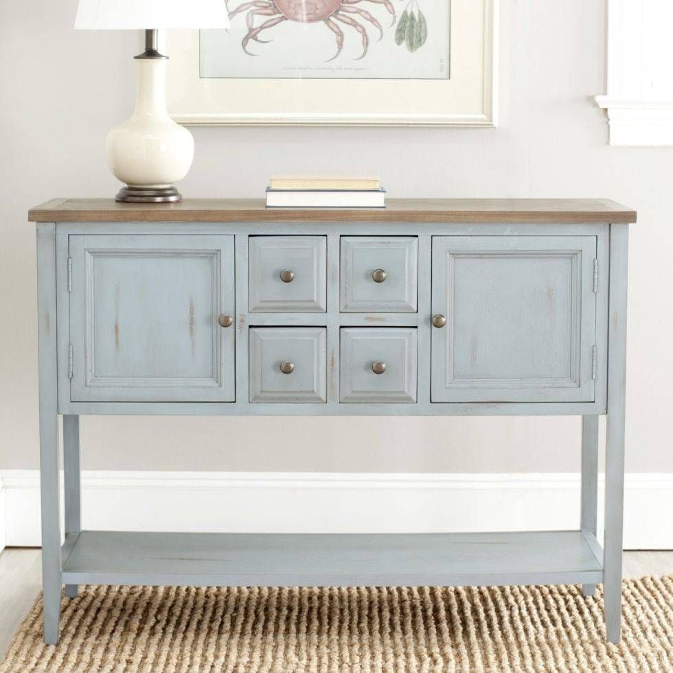 Furniture: Contemporary Version Of Distressed Sideboard Buffet With Rustic Sideboards (Photo 17 of 30)