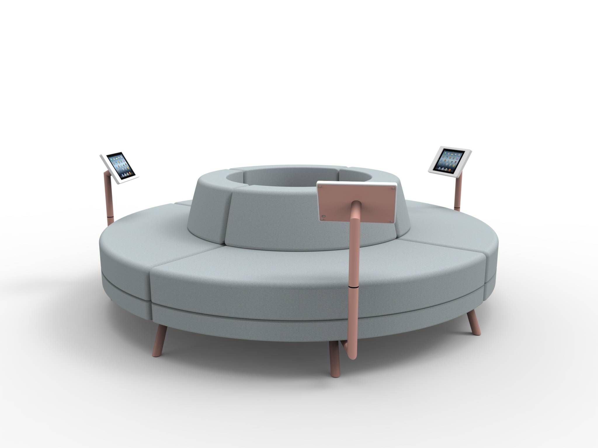 Furniture: Create Your Comfortable Living Room Decor With Round Pertaining To Leather Modular Sectional Sofas (View 11 of 30)