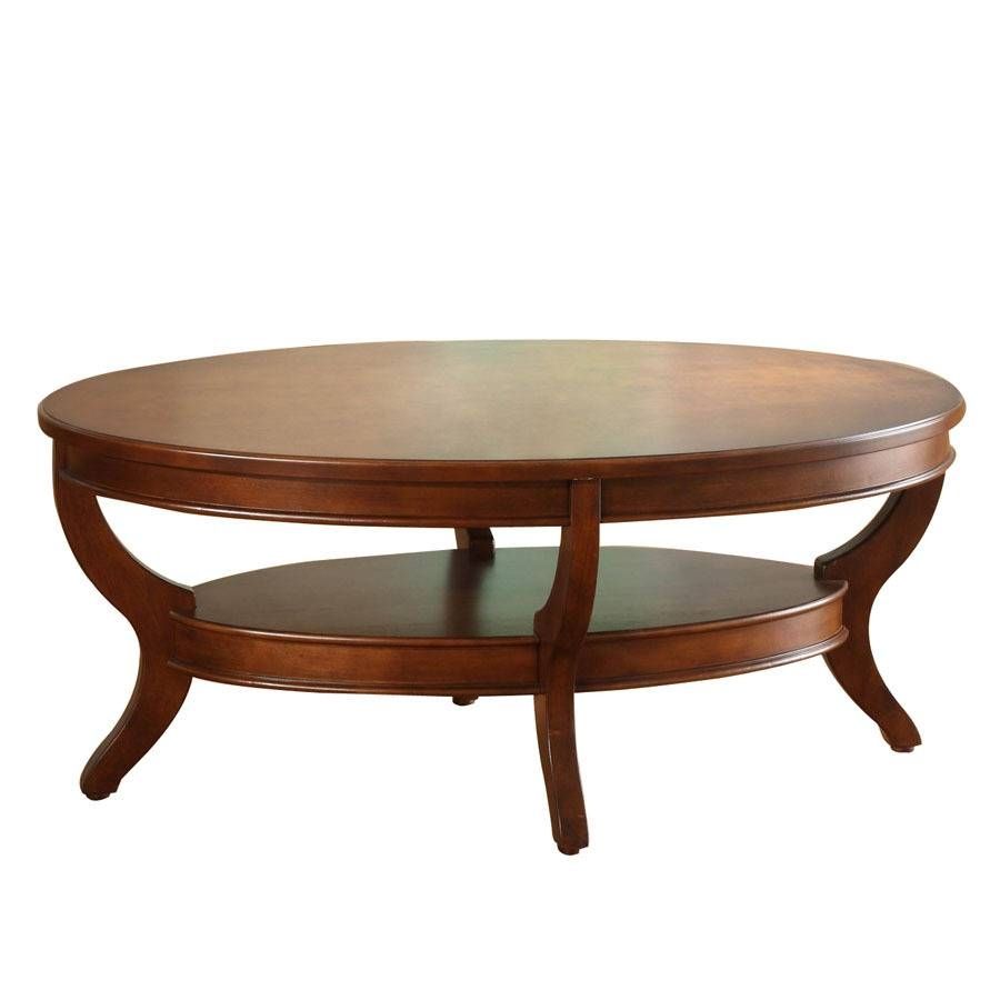Furniture: Creative Minimalist Small Oval Coffee Table For Living In Oval Wood Coffee Tables (View 3 of 30)