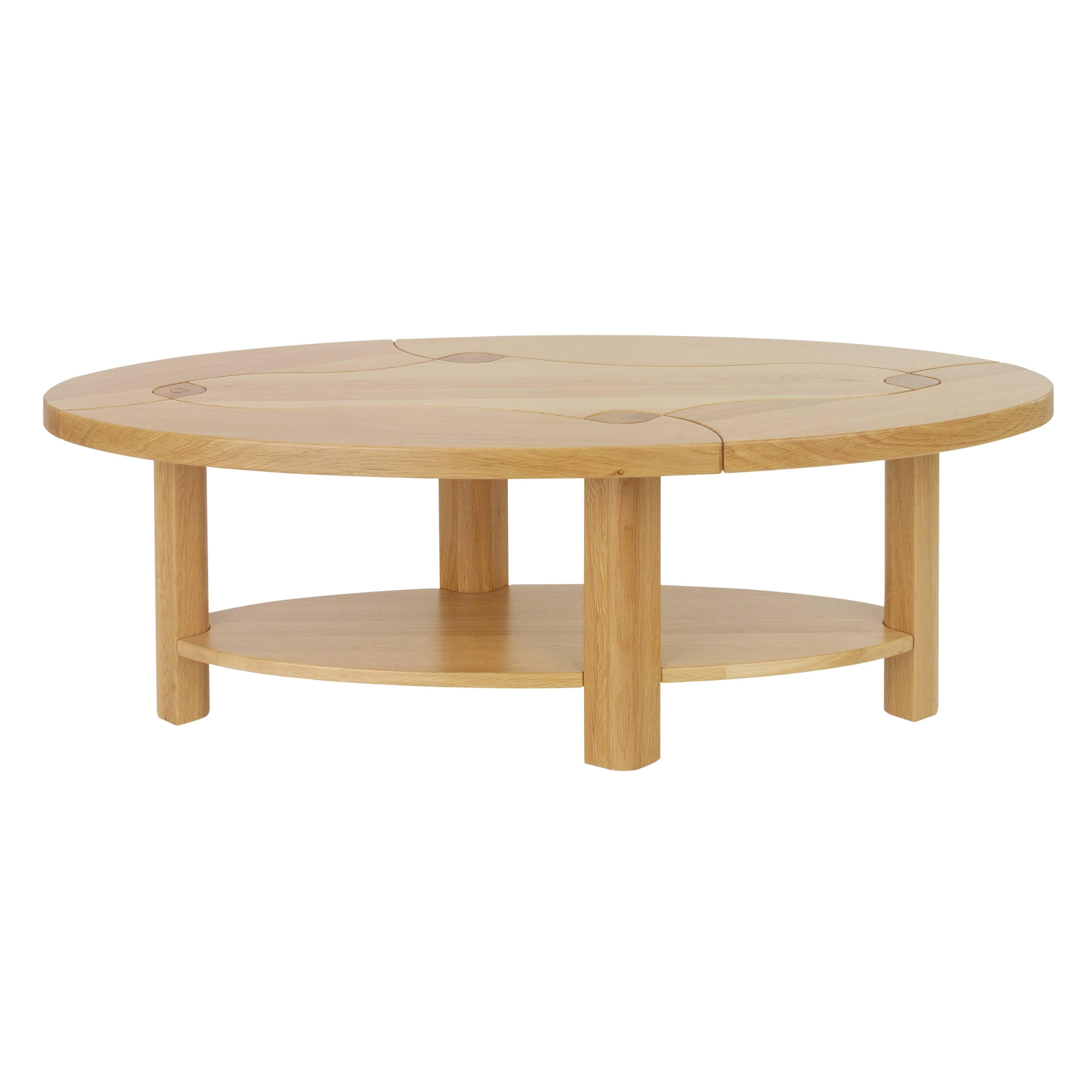 Furniture: Creative Minimalist Small Oval Coffee Table For Living Throughout Oval Wood Coffee Tables (View 29 of 30)