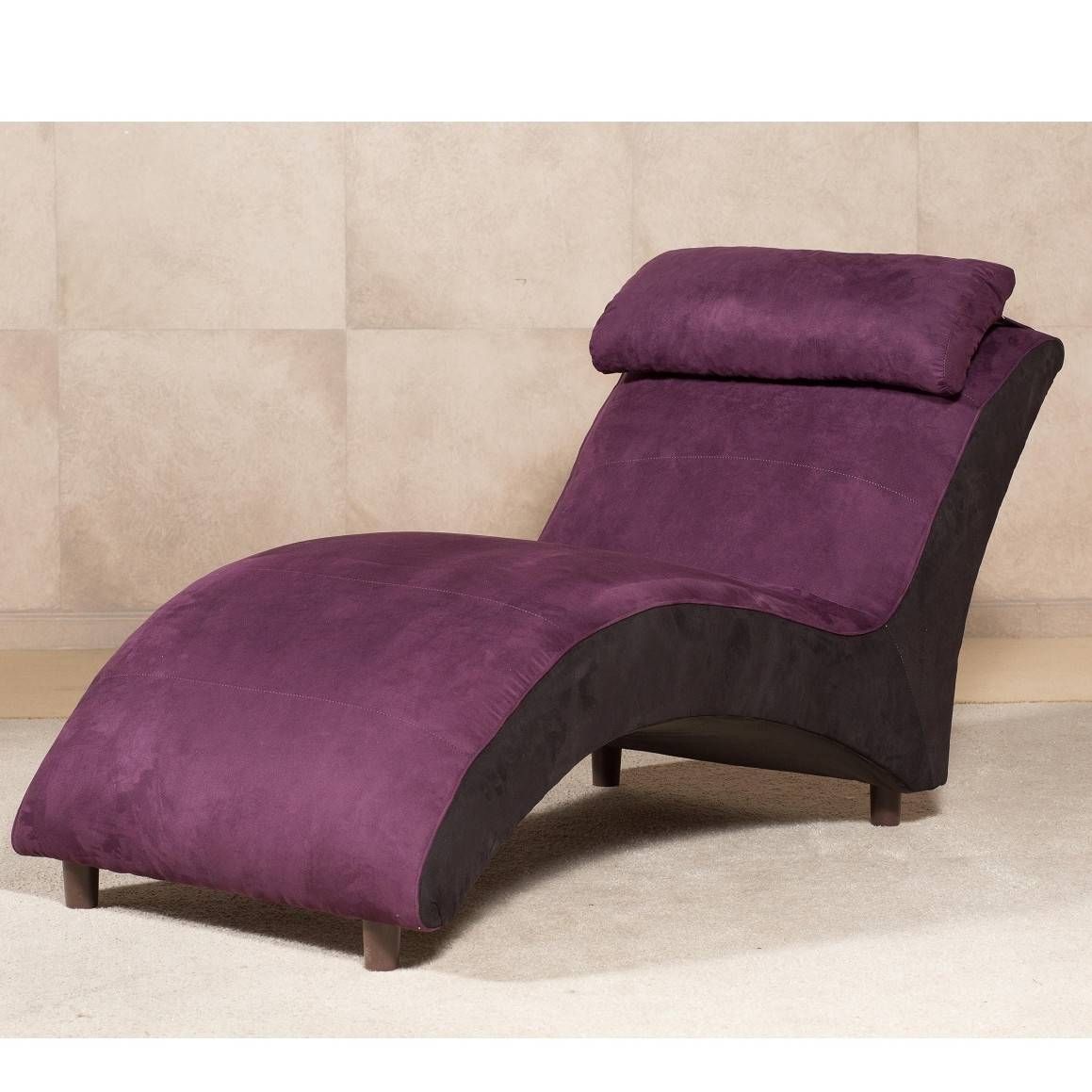 Furniture: Cute Purple Chaise Lounge For Living Room Furniture With Sofa Lounge Chairs (View 22 of 30)