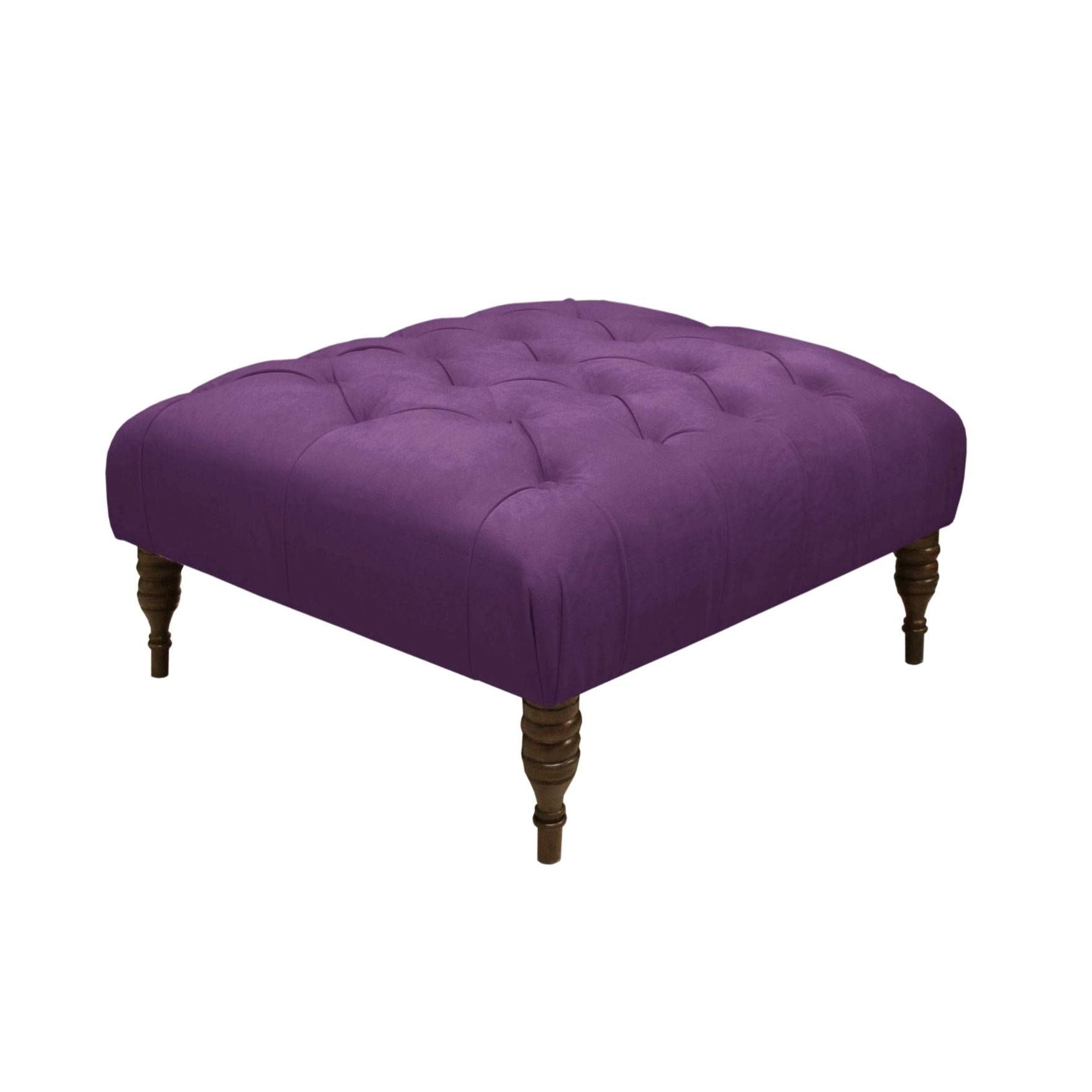 Furniture: Elegant Design Of Pier One Ottoman For Living Room With Regard To Purple Ottoman Coffee Tables (View 1 of 30)