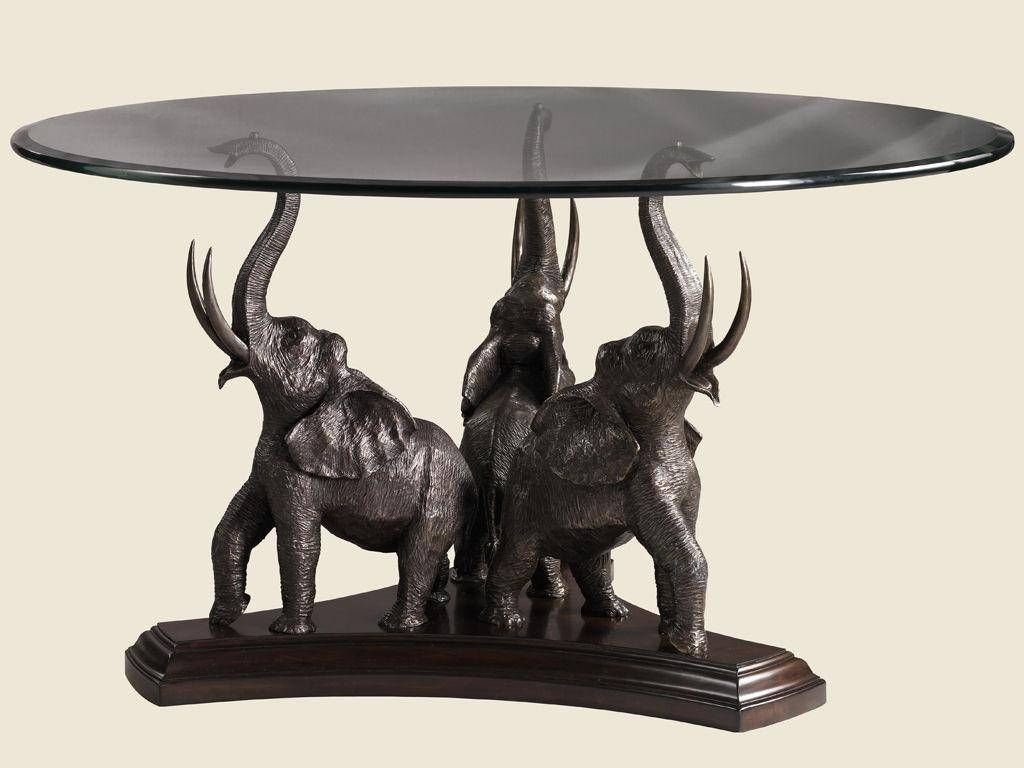 Furniture: Elephant Coffee Table Ideas Elephant Coffee Table Base In Elephant Coffee Tables With Glass Top (View 7 of 30)