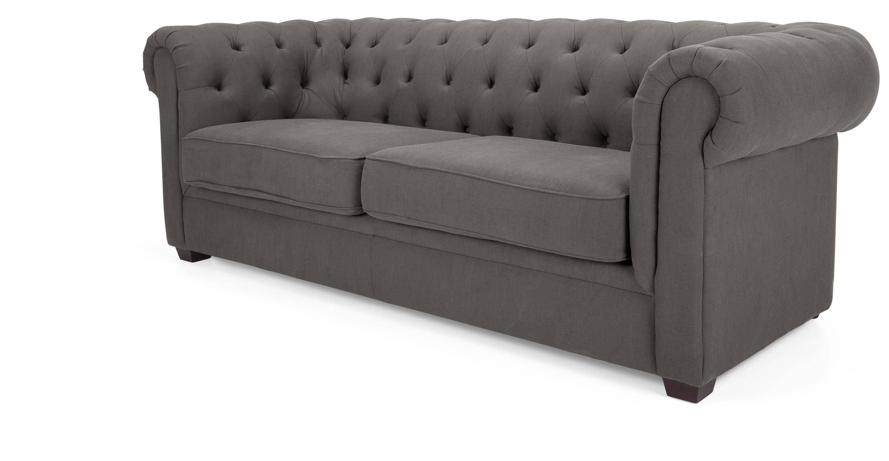 Furniture: Enchanting Chesterfield Couch For Living Room Furniture With 3 Seater Sofas For Sale (View 22 of 30)