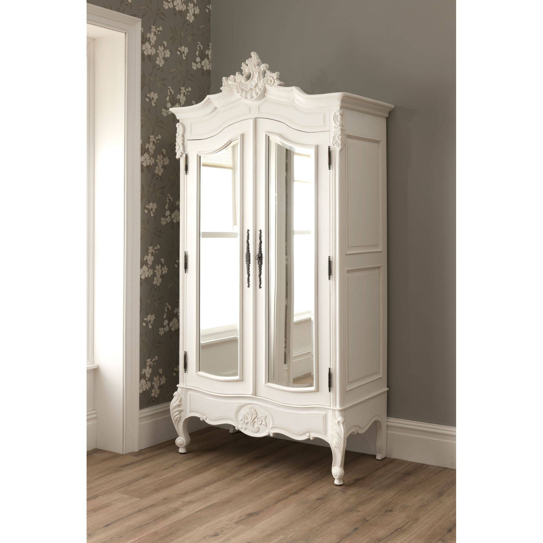 Featured Photo of Top 15 of White French Armoire Wardrobes