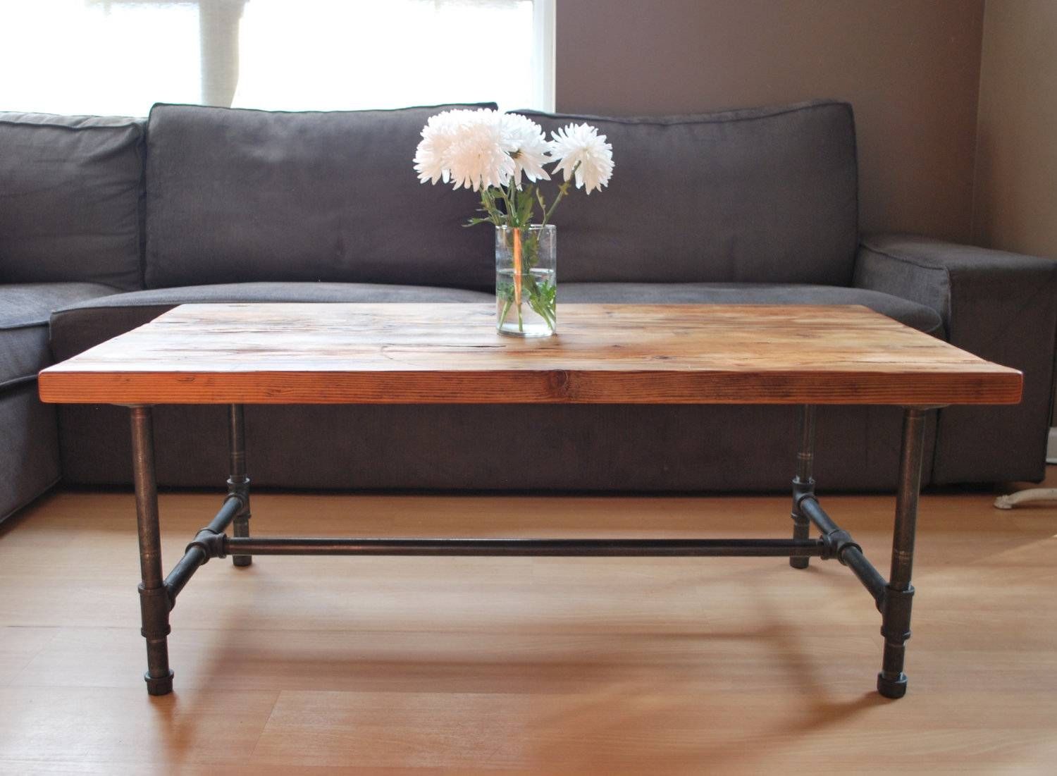 Furniture: Exciting Raw Wood Coffee Table For Home Furniture Pertaining To Square Dark Wood Coffee Table (View 21 of 30)