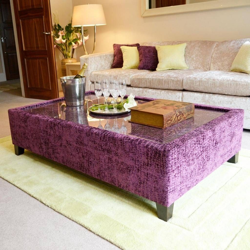 Furniture: Fabric Coffee Table Ideas Fabric Coffee Table With Pertaining To Fabric Coffee Tables (View 1 of 30)
