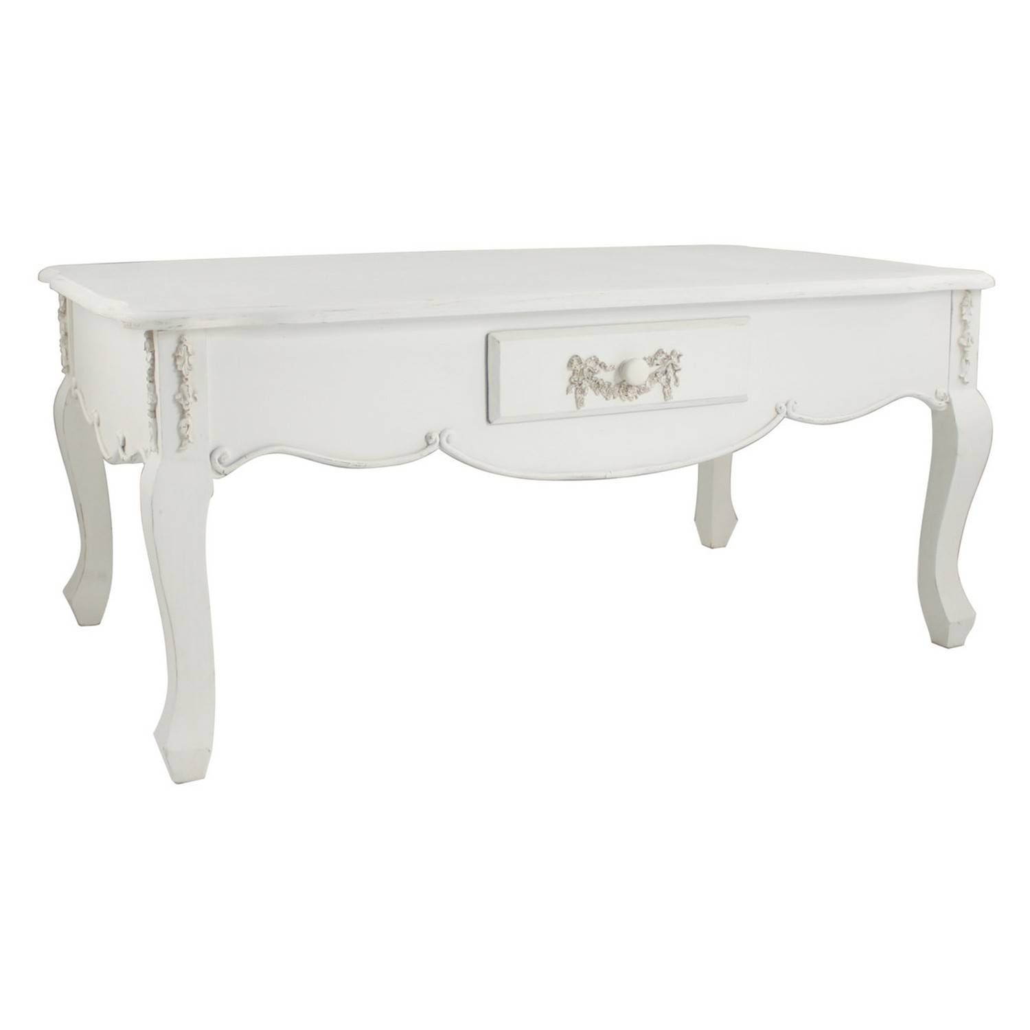 Furniture : Fascinating White French Style Coffee Table Friday For White French Coffee Tables (Photo 4 of 30)