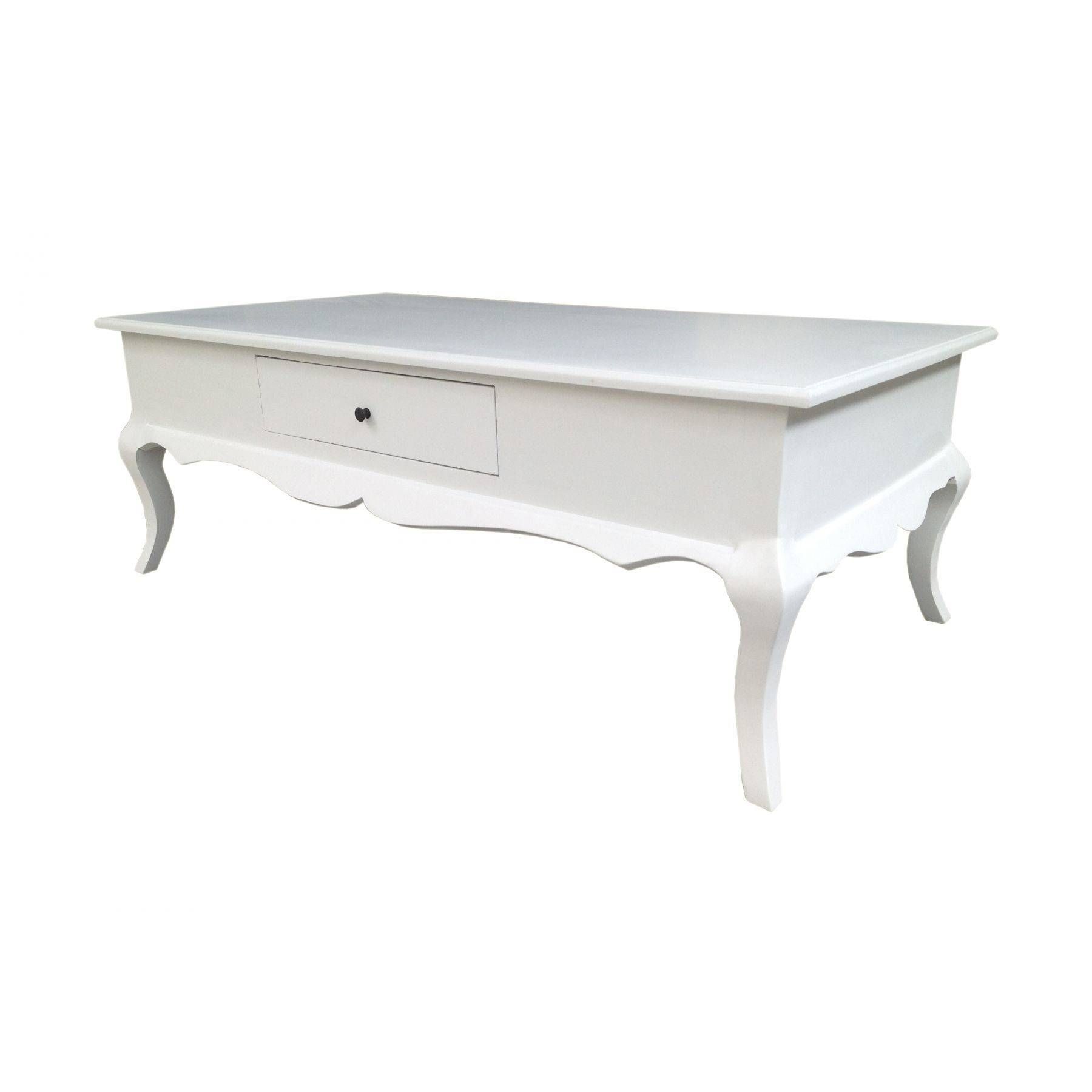 Furniture. French Coffee Table Design Ideas: Brown And White Within White French Coffee Tables (Photo 1 of 30)